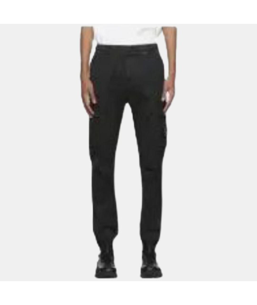 STONE ISLAND Черные повседневные брюки, фото 4
