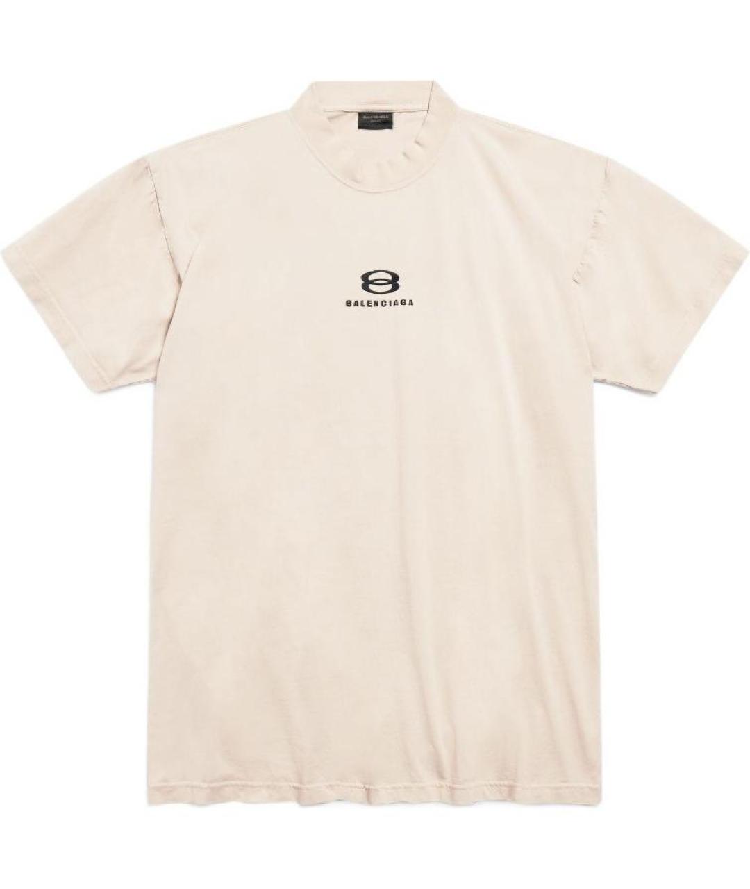 BALENCIAGA Белая футболка, фото 1