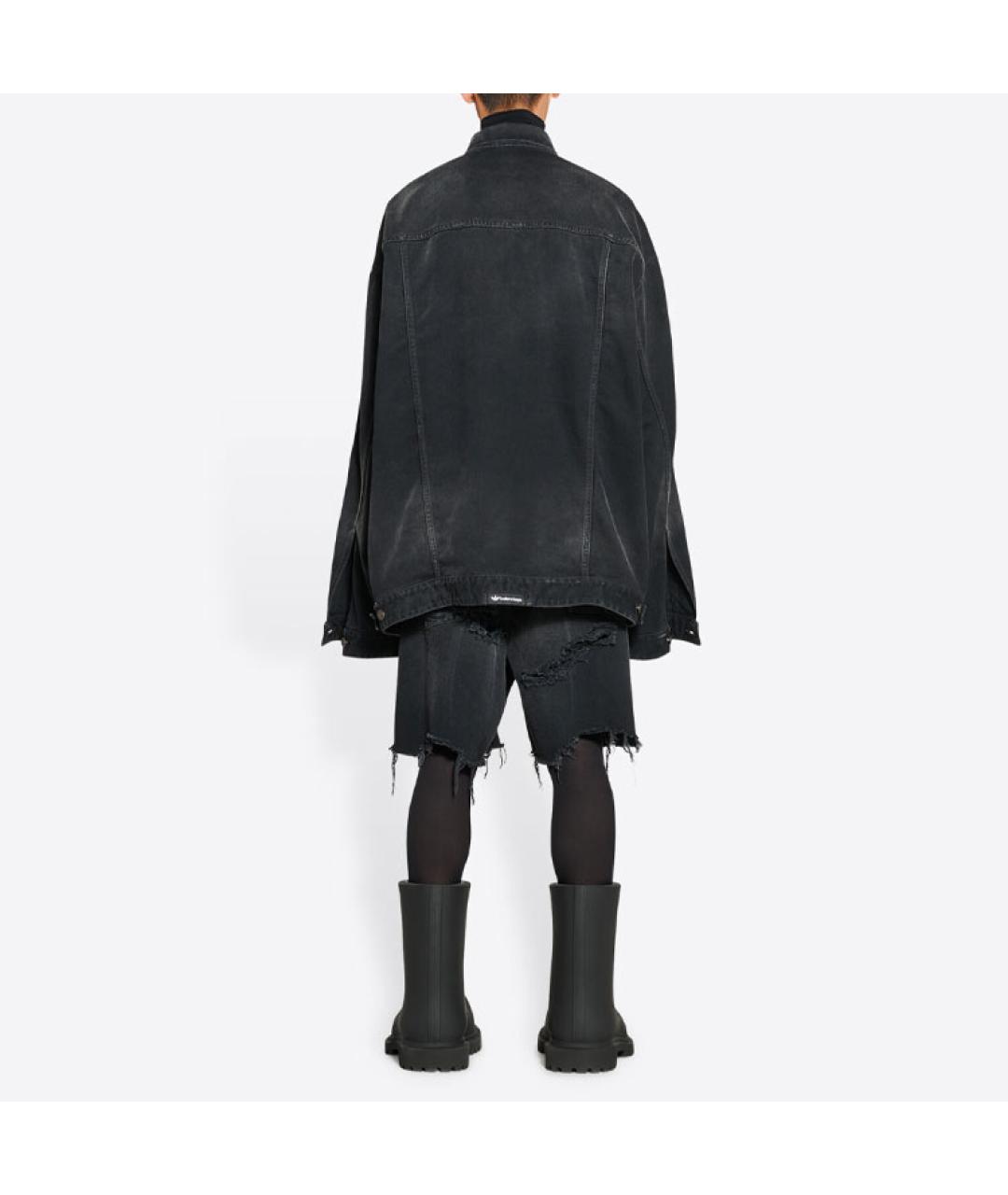 BALENCIAGA Черная куртка, фото 4