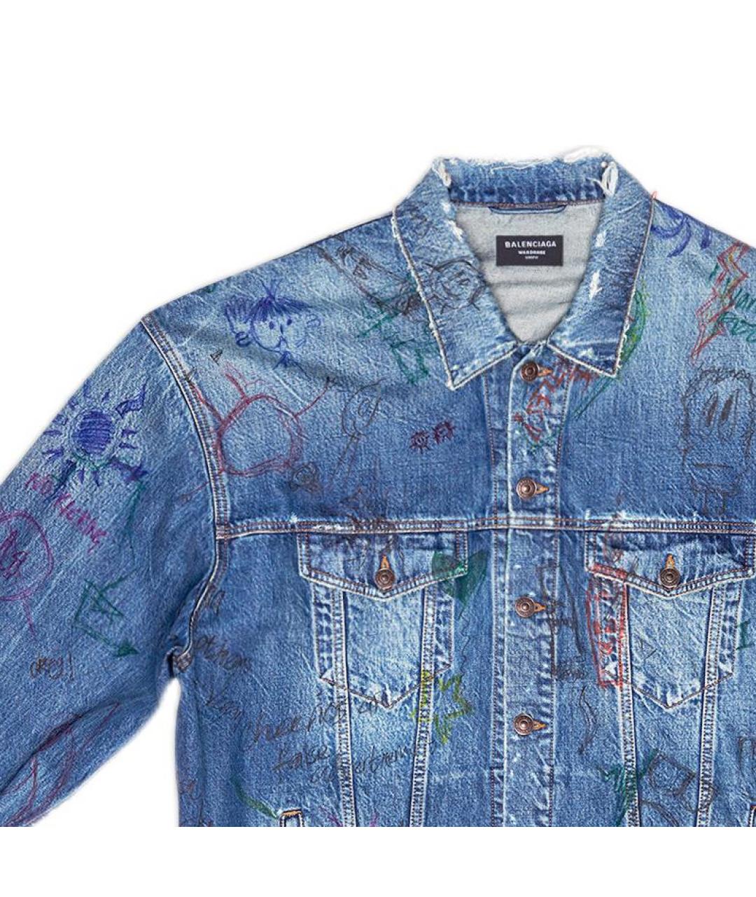 BALENCIAGA Синяя куртка, фото 7