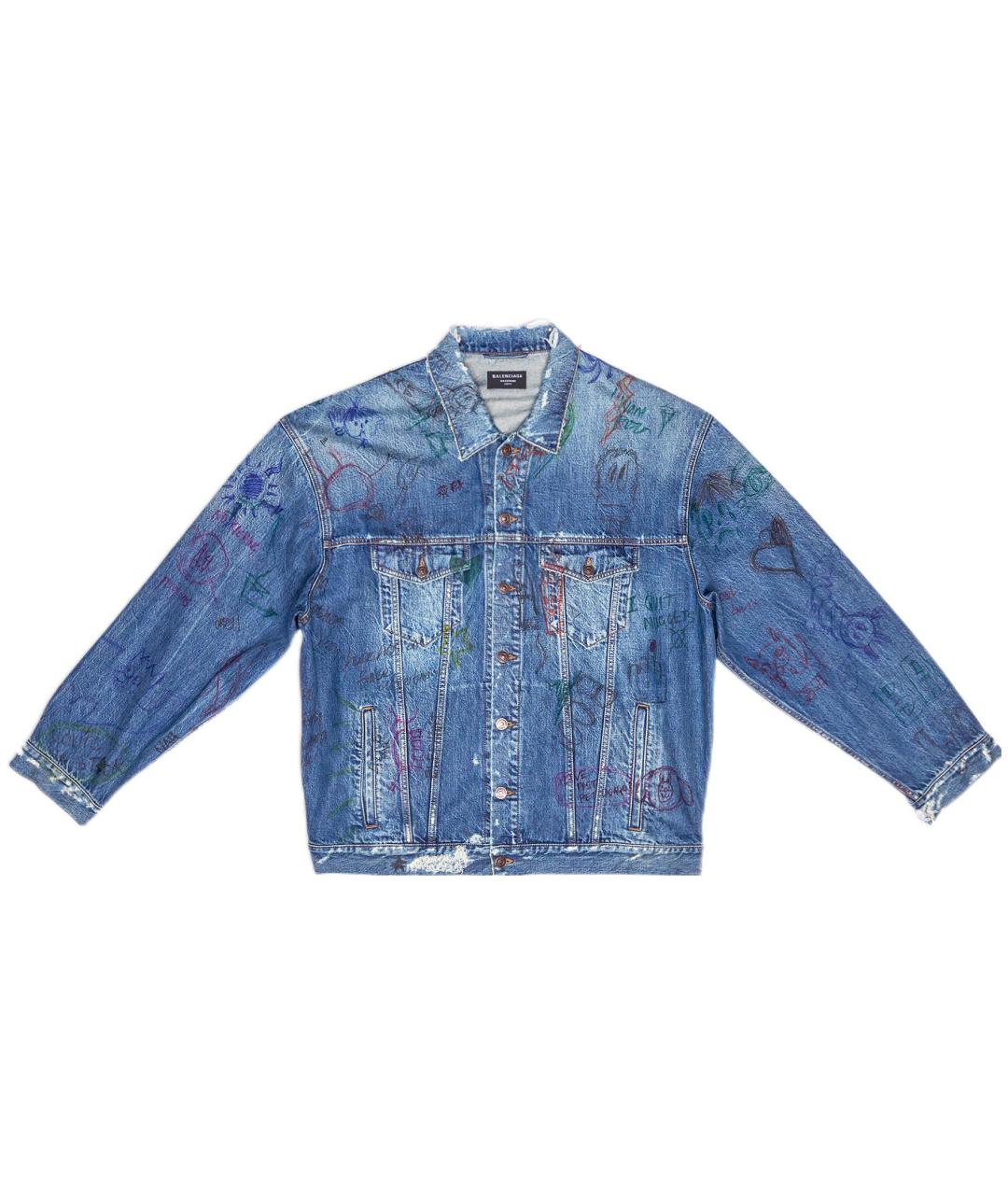 BALENCIAGA Синяя куртка, фото 1