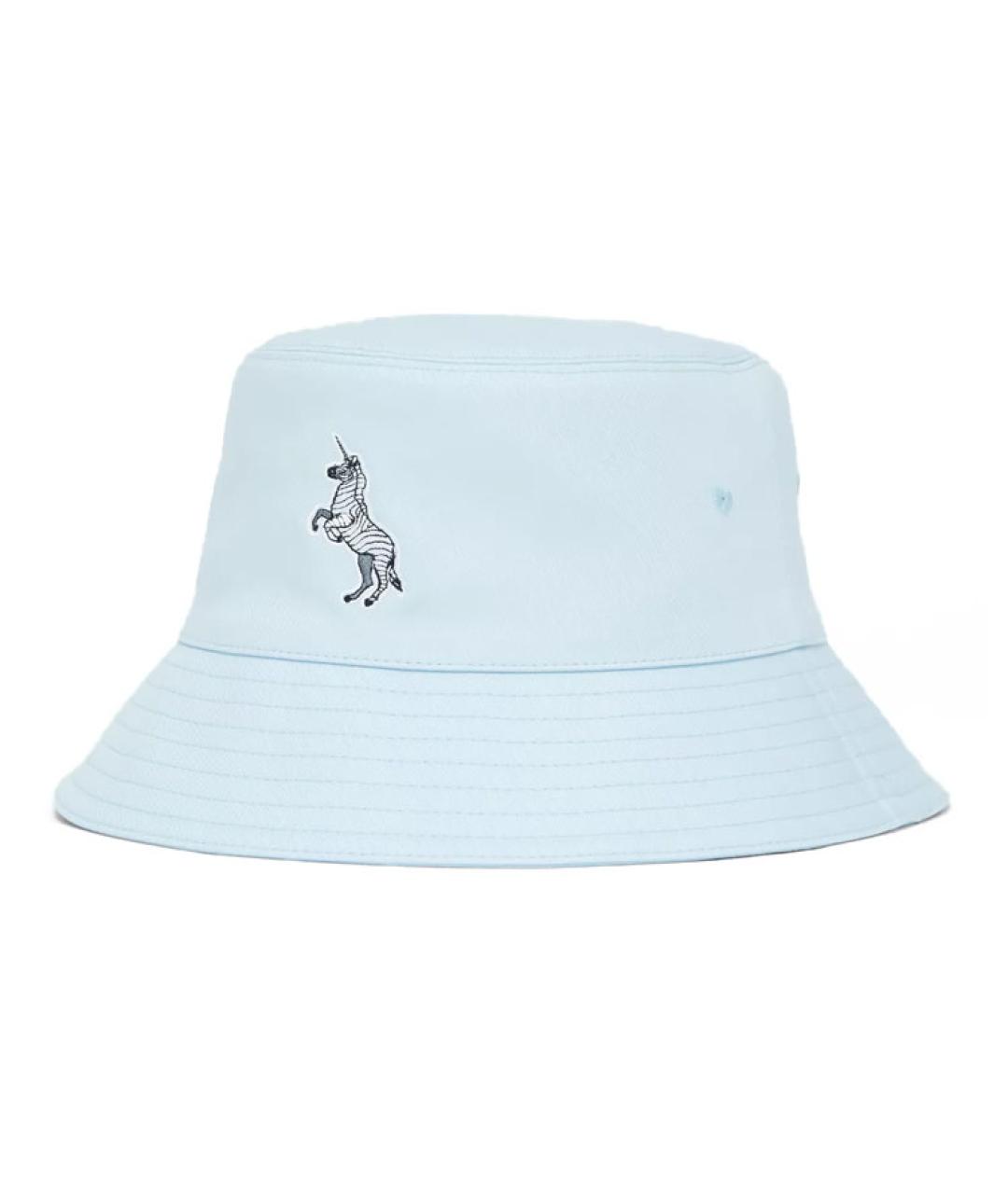 BURBERRY Голубая хлопковая панама, фото 3