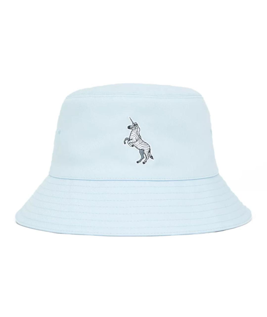 BURBERRY Голубая хлопковая панама, фото 1