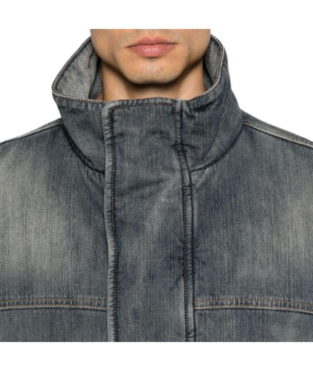 BALENCIAGA Синяя хлопковая куртка, фото 7