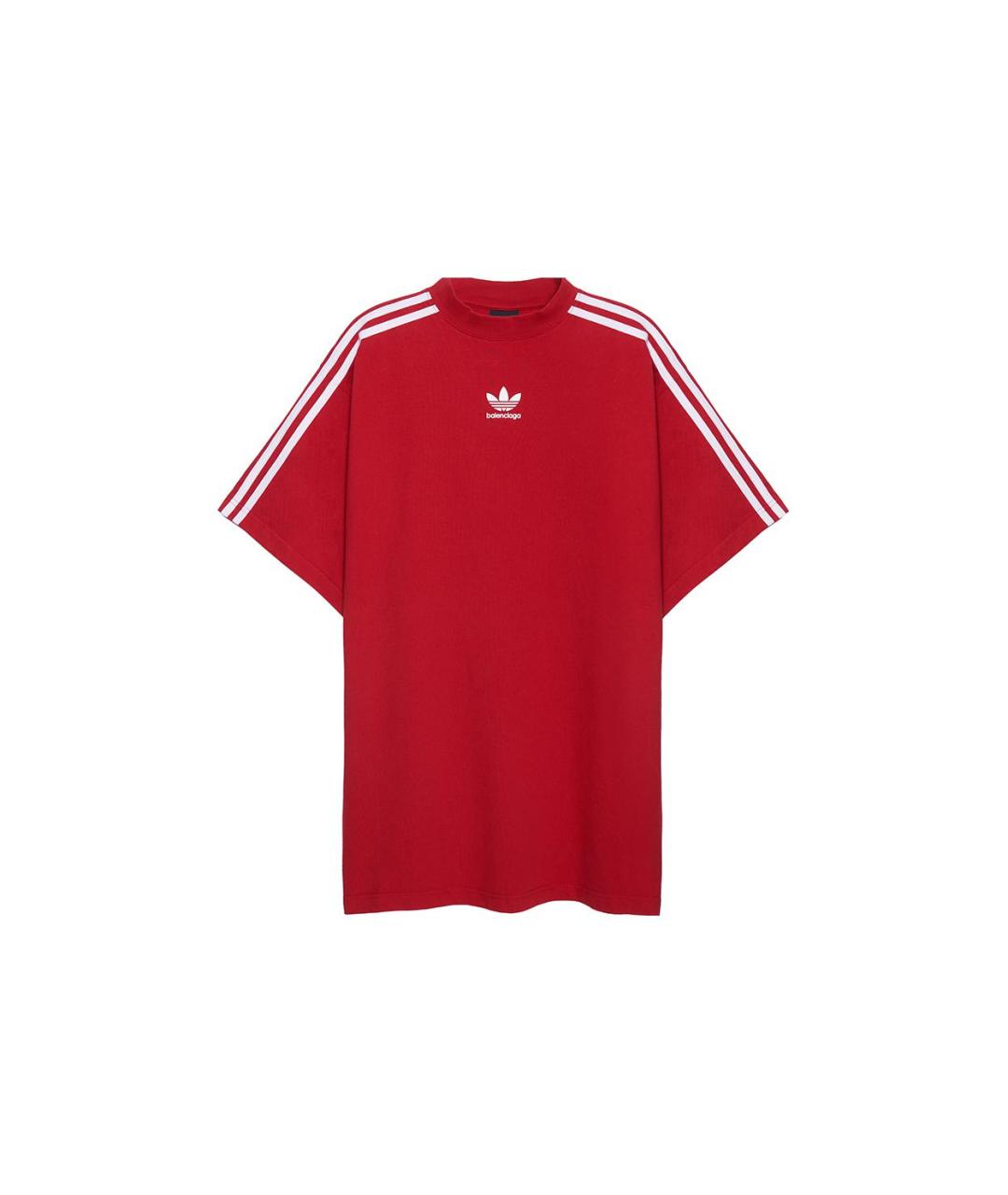 BALENCIAGA Красная футболка, фото 1