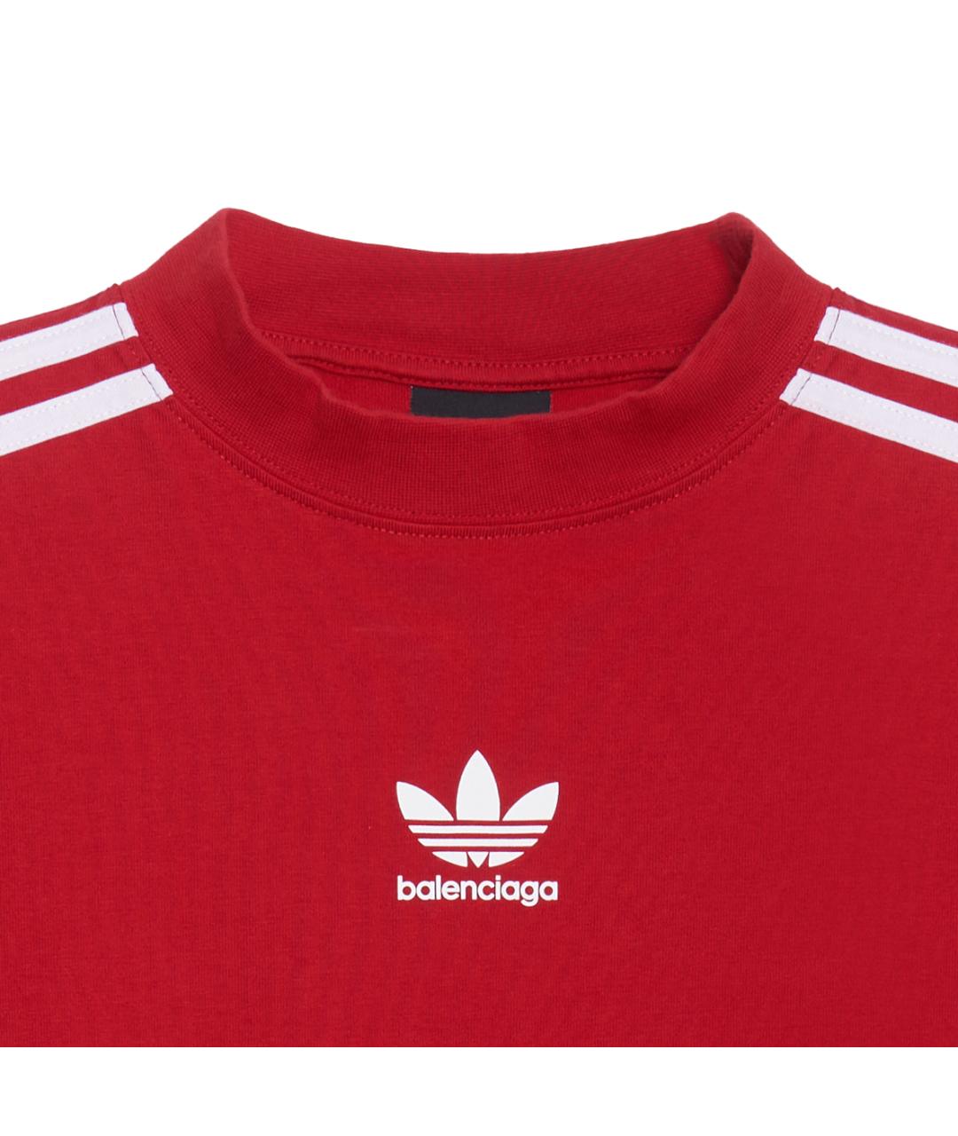 BALENCIAGA Красная футболка, фото 3