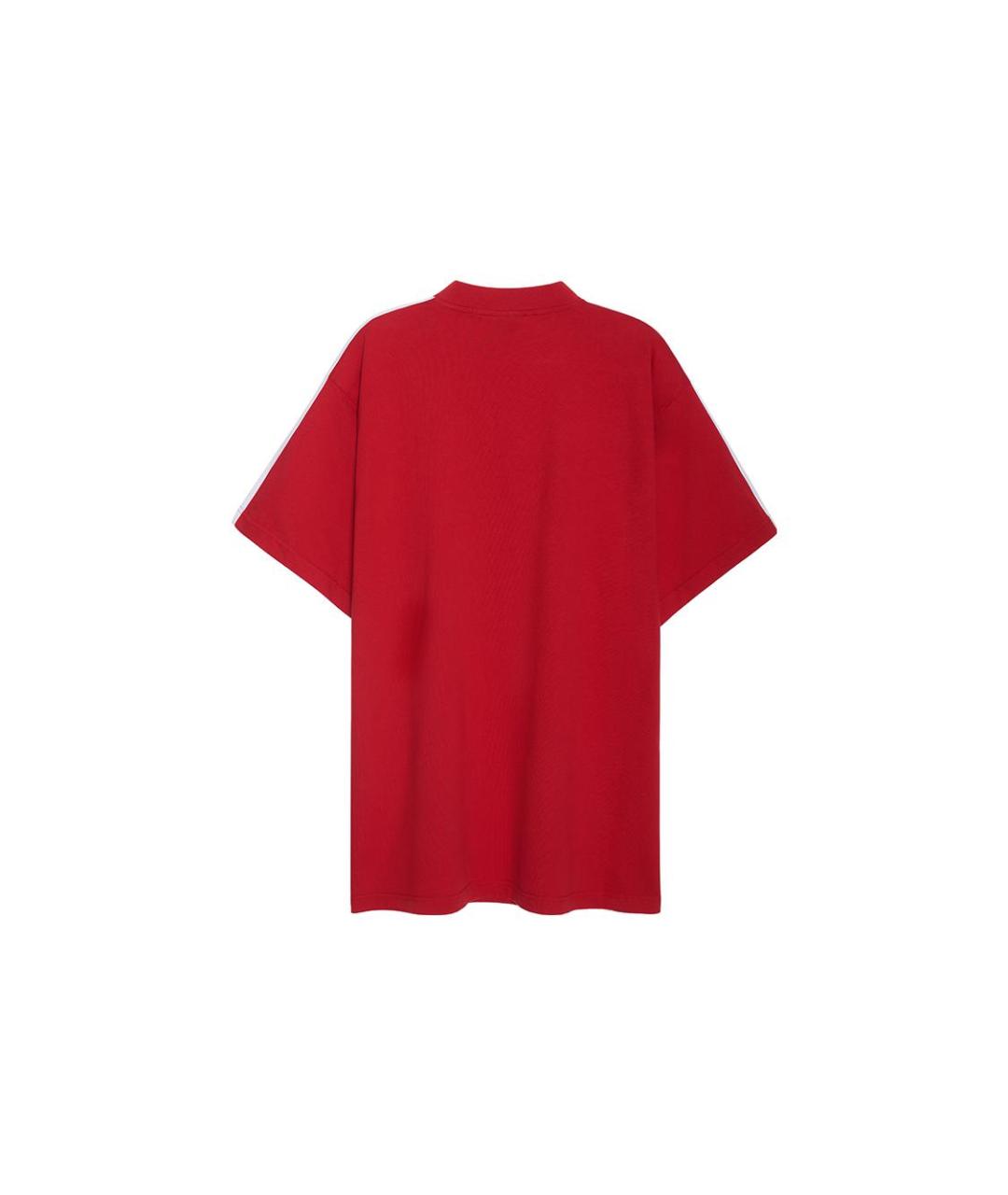 BALENCIAGA Красная футболка, фото 2