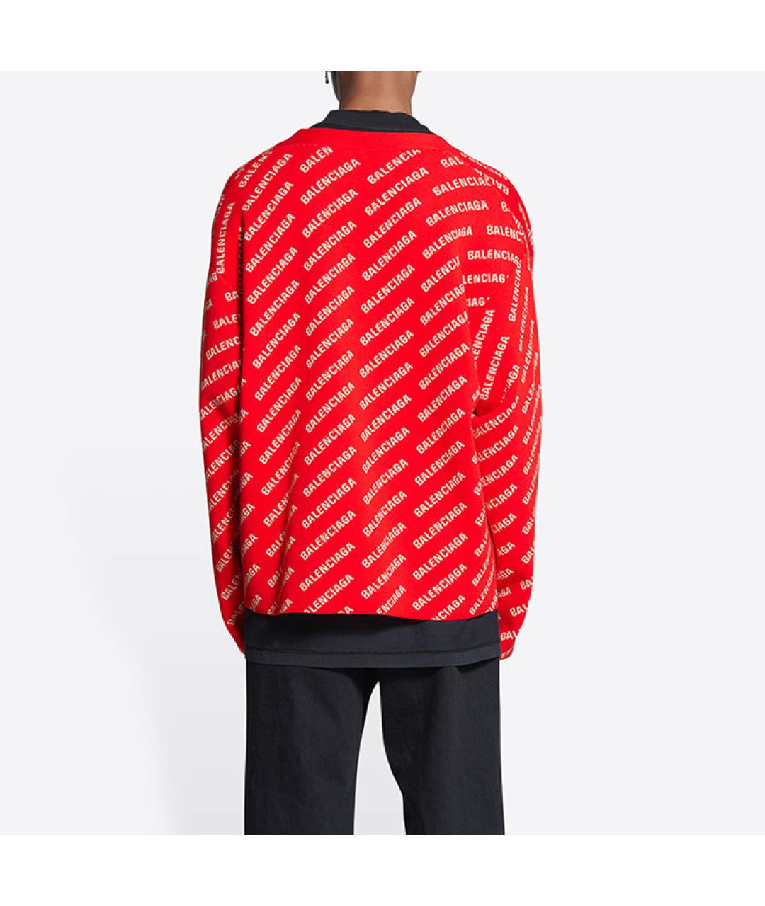 BALENCIAGA Красный кардиган, фото 5