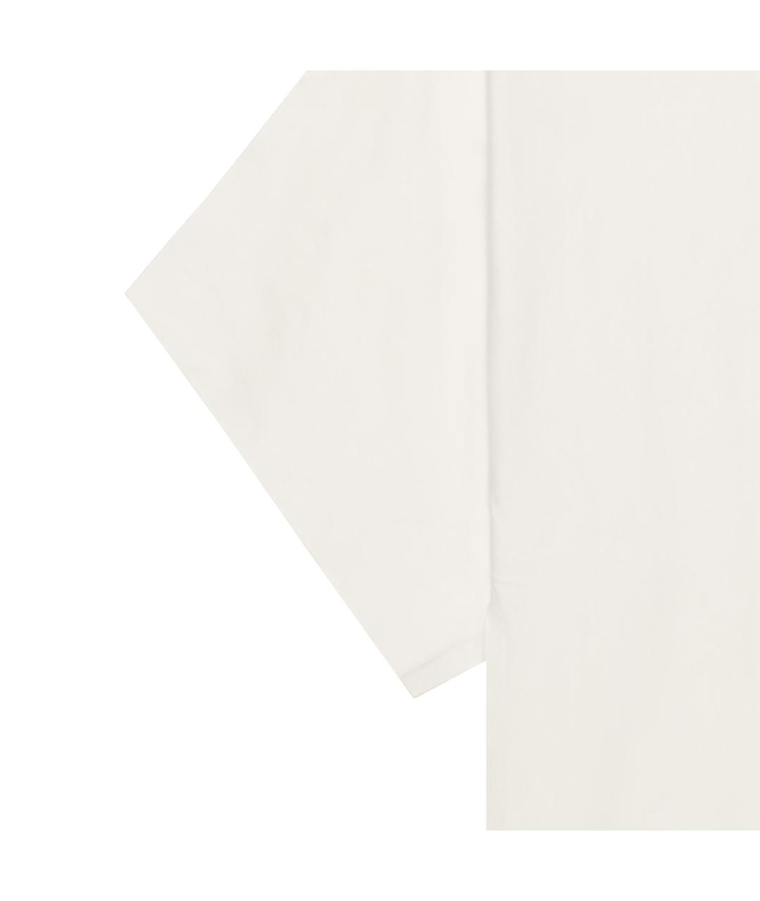 BALENCIAGA Белая хлопковая футболка, фото 4