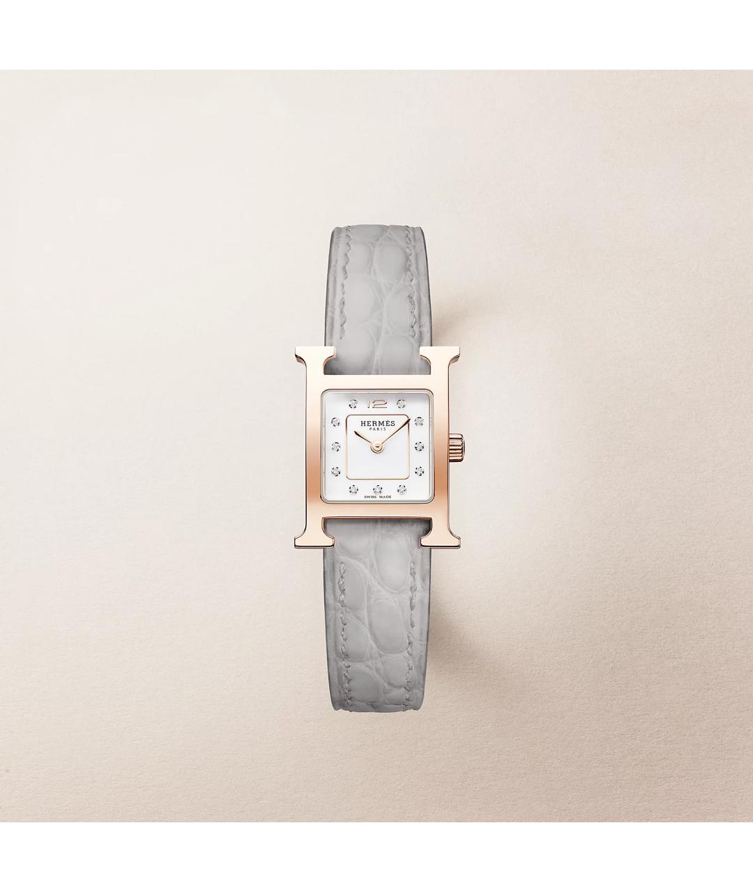 HERMES Серые часы, фото 2