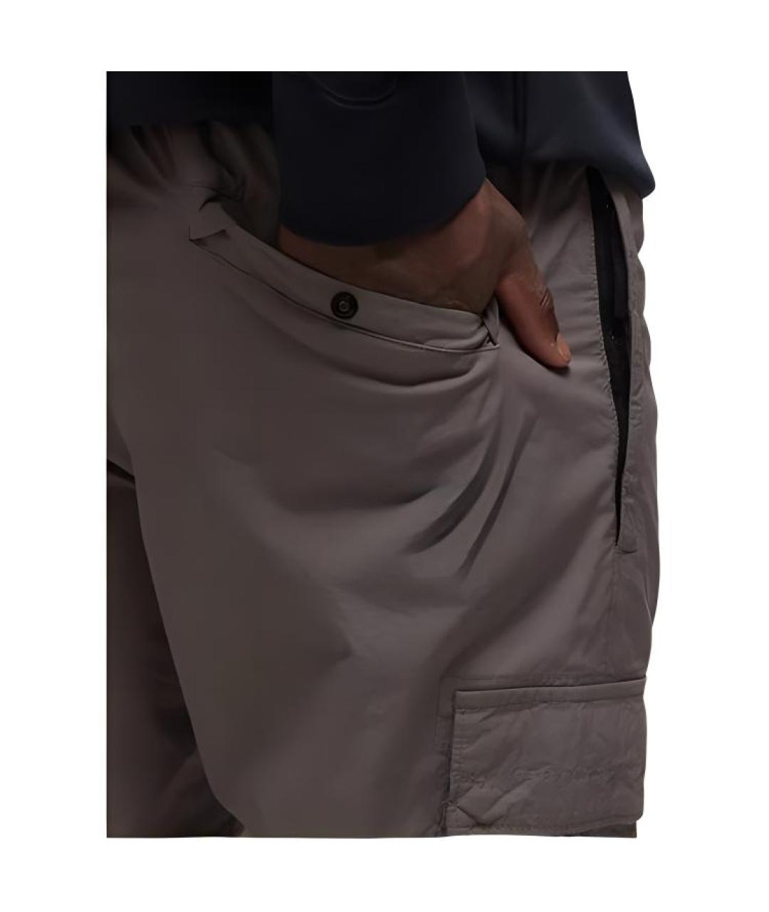 STONE ISLAND Серые брюки чинос, фото 5