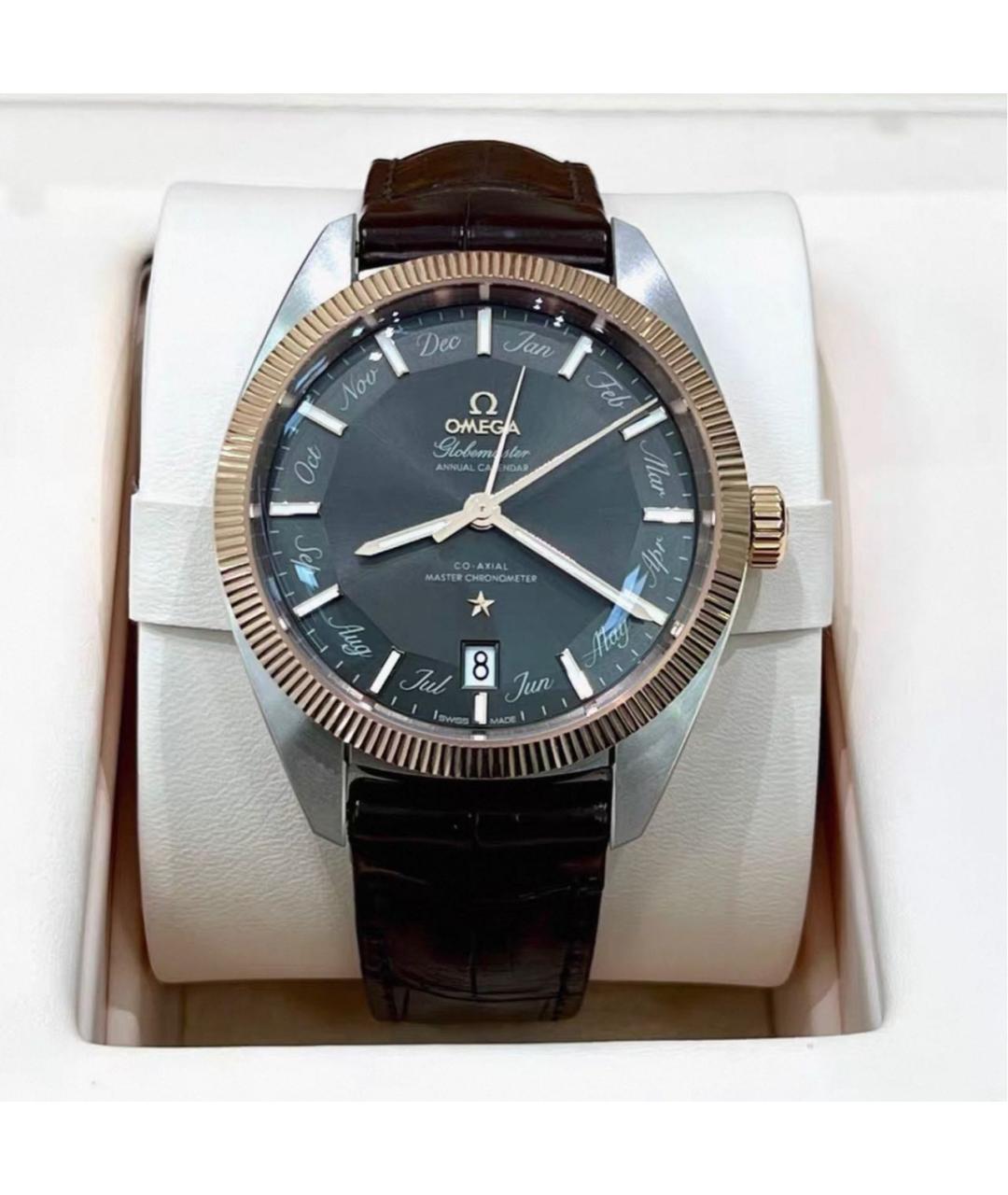 OMEGA Коричневые часы, фото 3