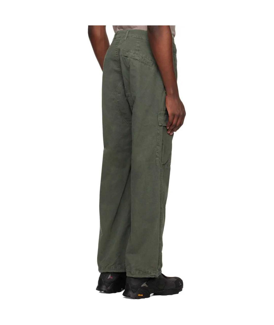 STONE ISLAND Зеленые брюки чинос, фото 5