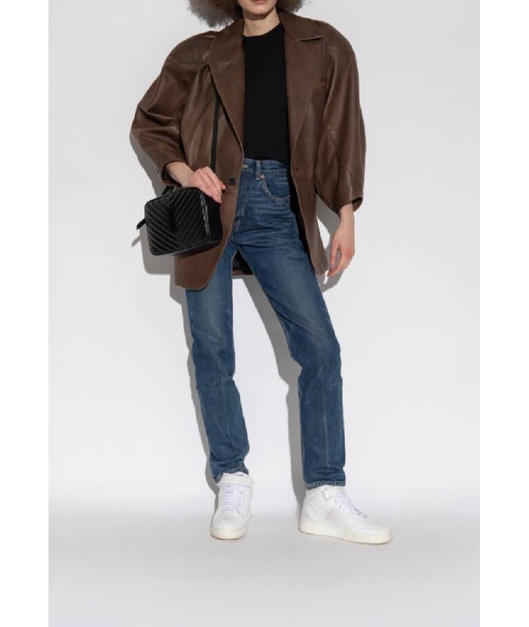 SAINT LAURENT Белые кожаные кеды, фото 8