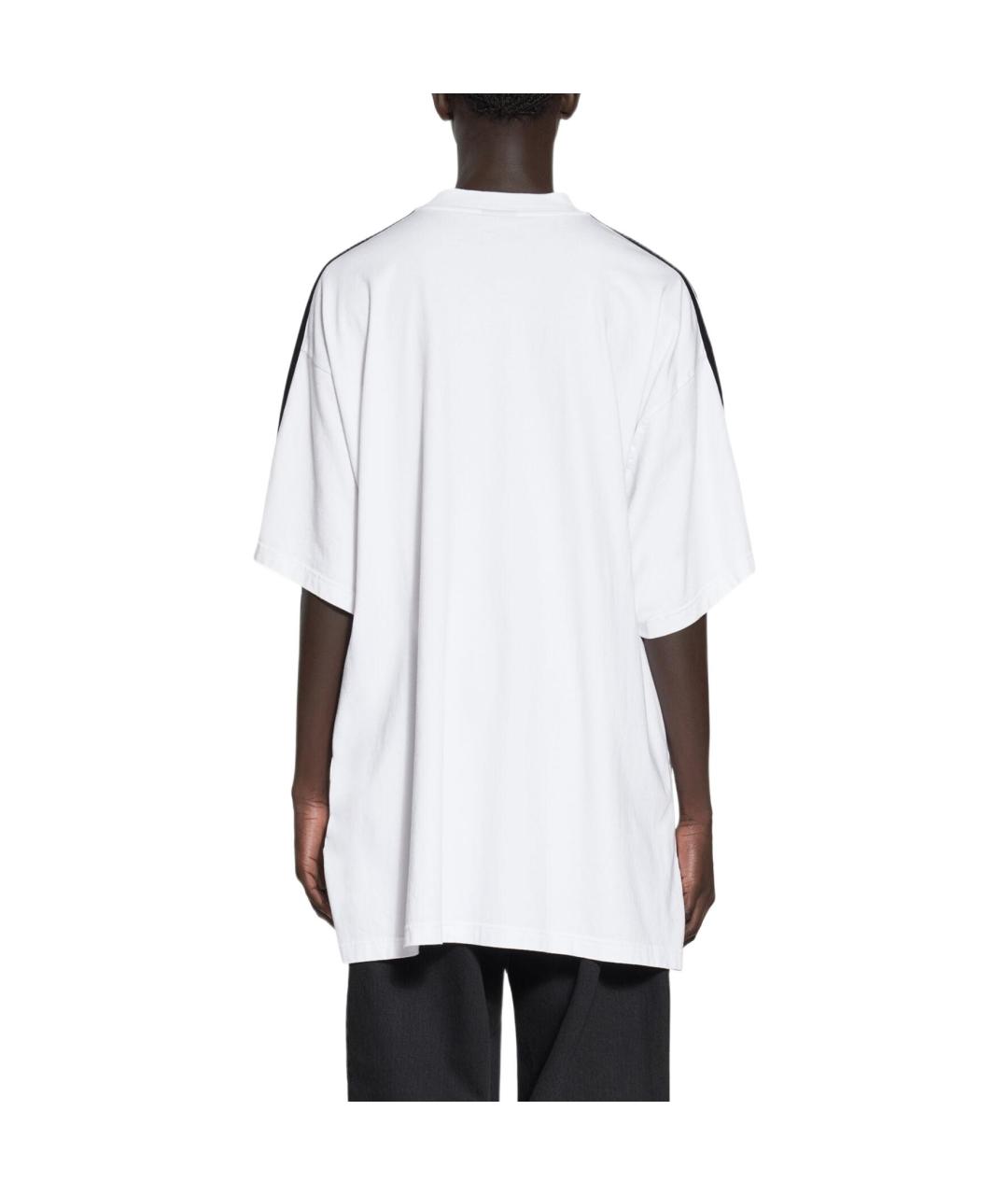 BALENCIAGA Белая футболка, фото 5