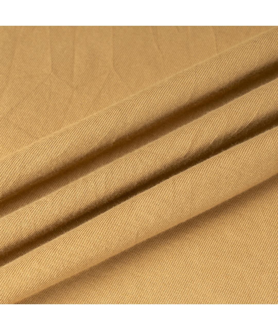 BALENCIAGA Коричневая хлопковая футболка, фото 4