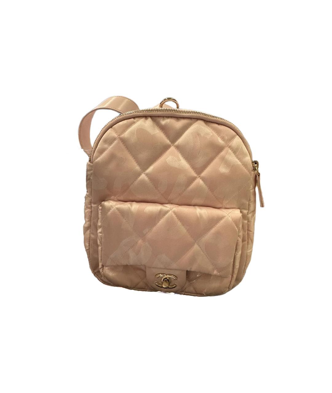 CHANEL Бежевая дорожная/спортивная сумка, фото 3