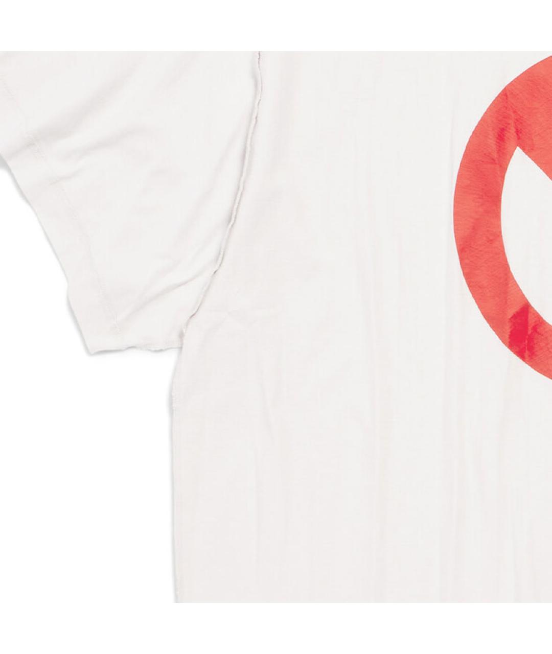 BALENCIAGA Белая хлопковая футболка, фото 6
