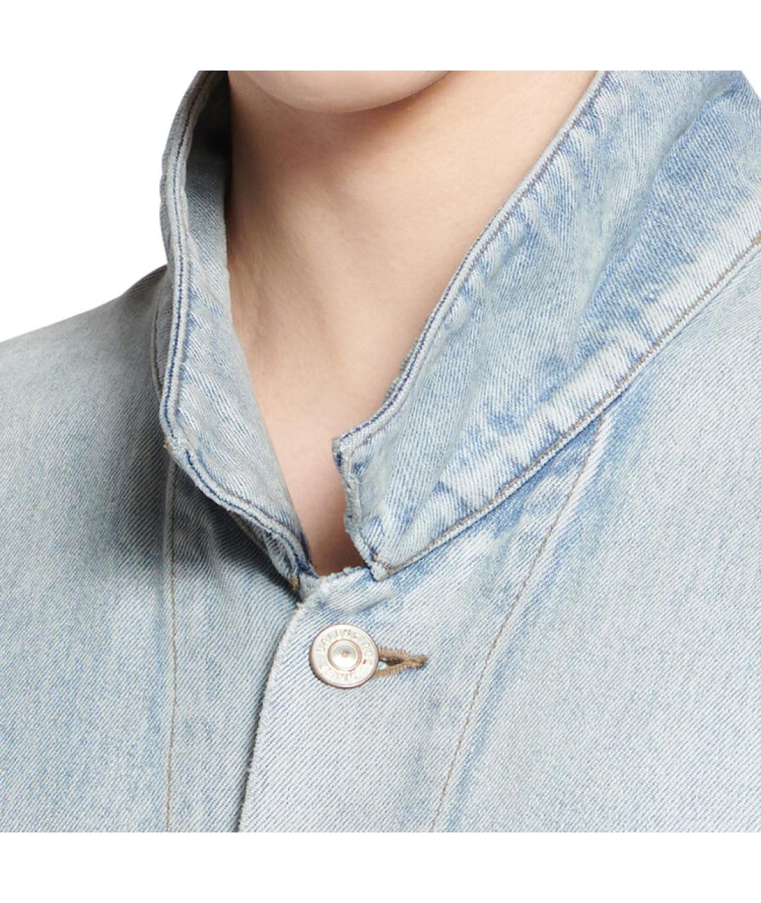 BALENCIAGA Синяя хлопковая куртка, фото 6