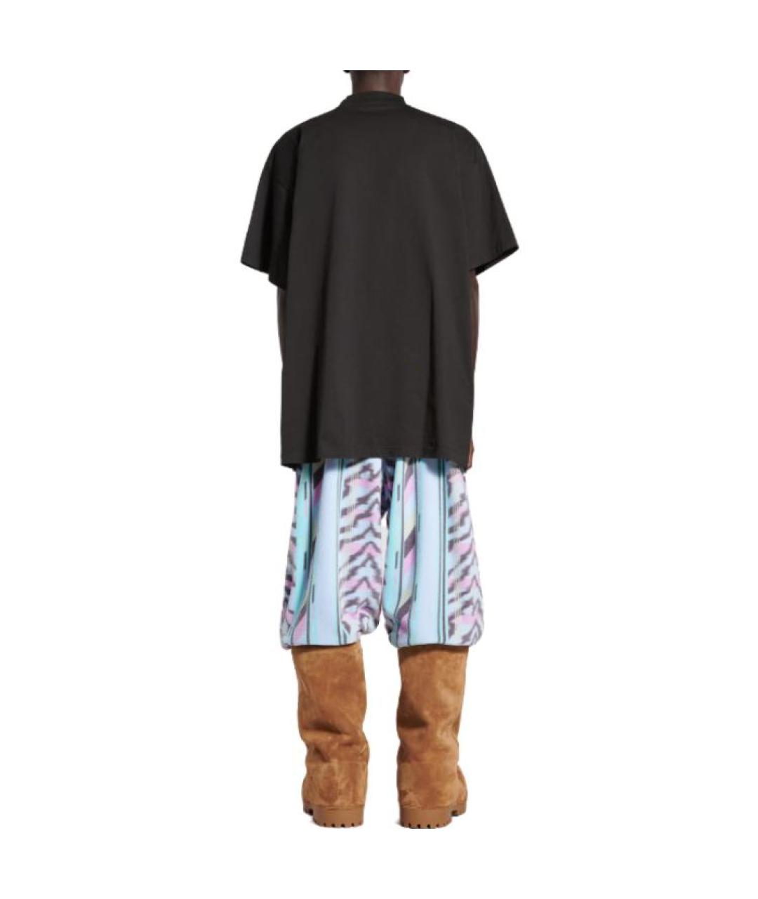 BALENCIAGA Черная футболка, фото 4