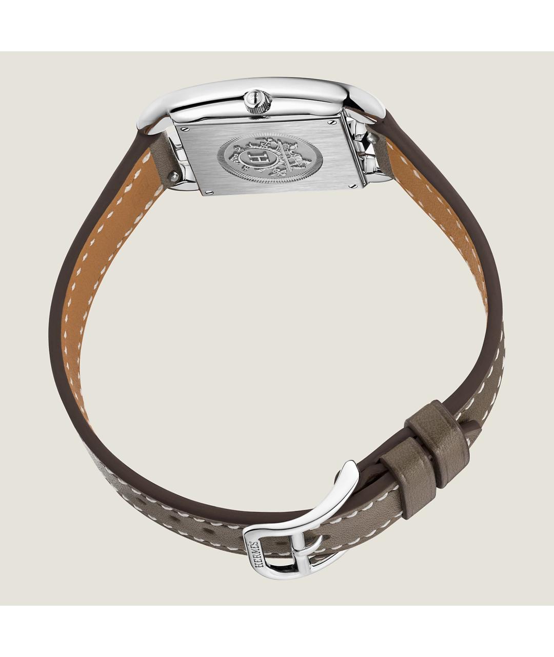 HERMES Серые стальные часы, фото 3