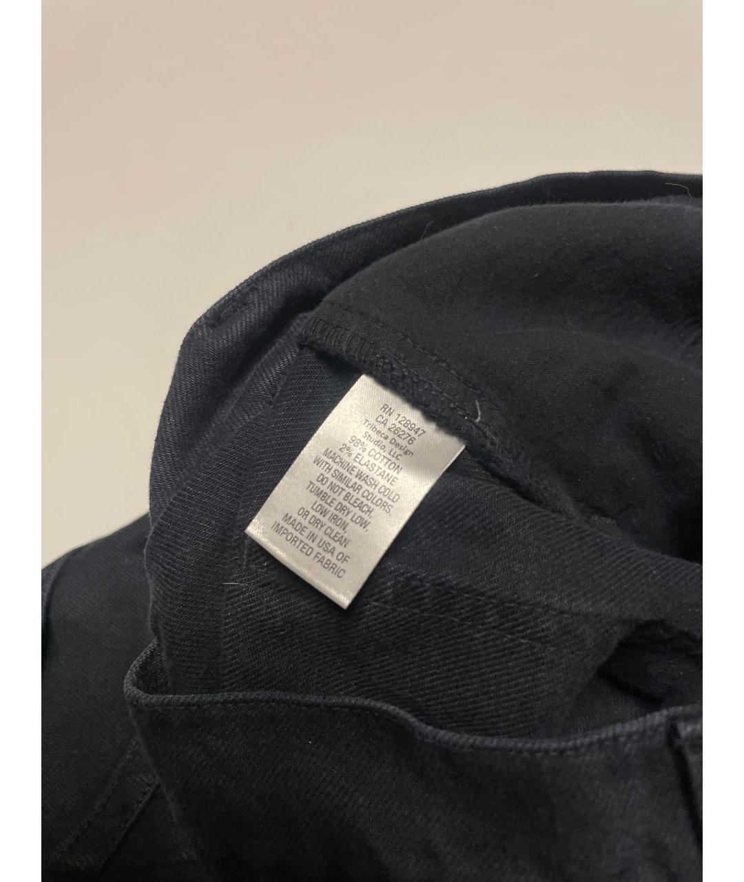 NILI LOTAN Черные хлопковые повседневные брюки, фото 5