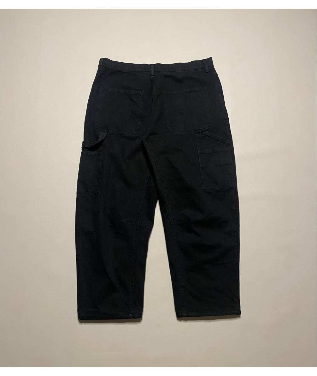 NILI LOTAN Черные хлопковые повседневные брюки, фото 2