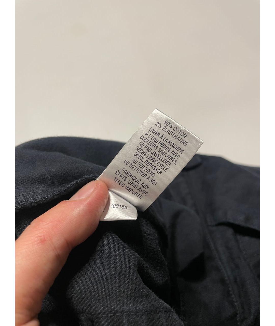NILI LOTAN Черные хлопковые повседневные брюки, фото 6