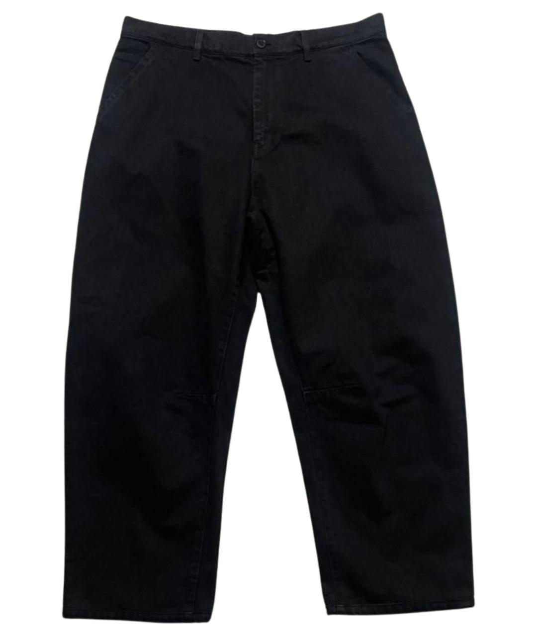 NILI LOTAN Черные хлопковые повседневные брюки, фото 1