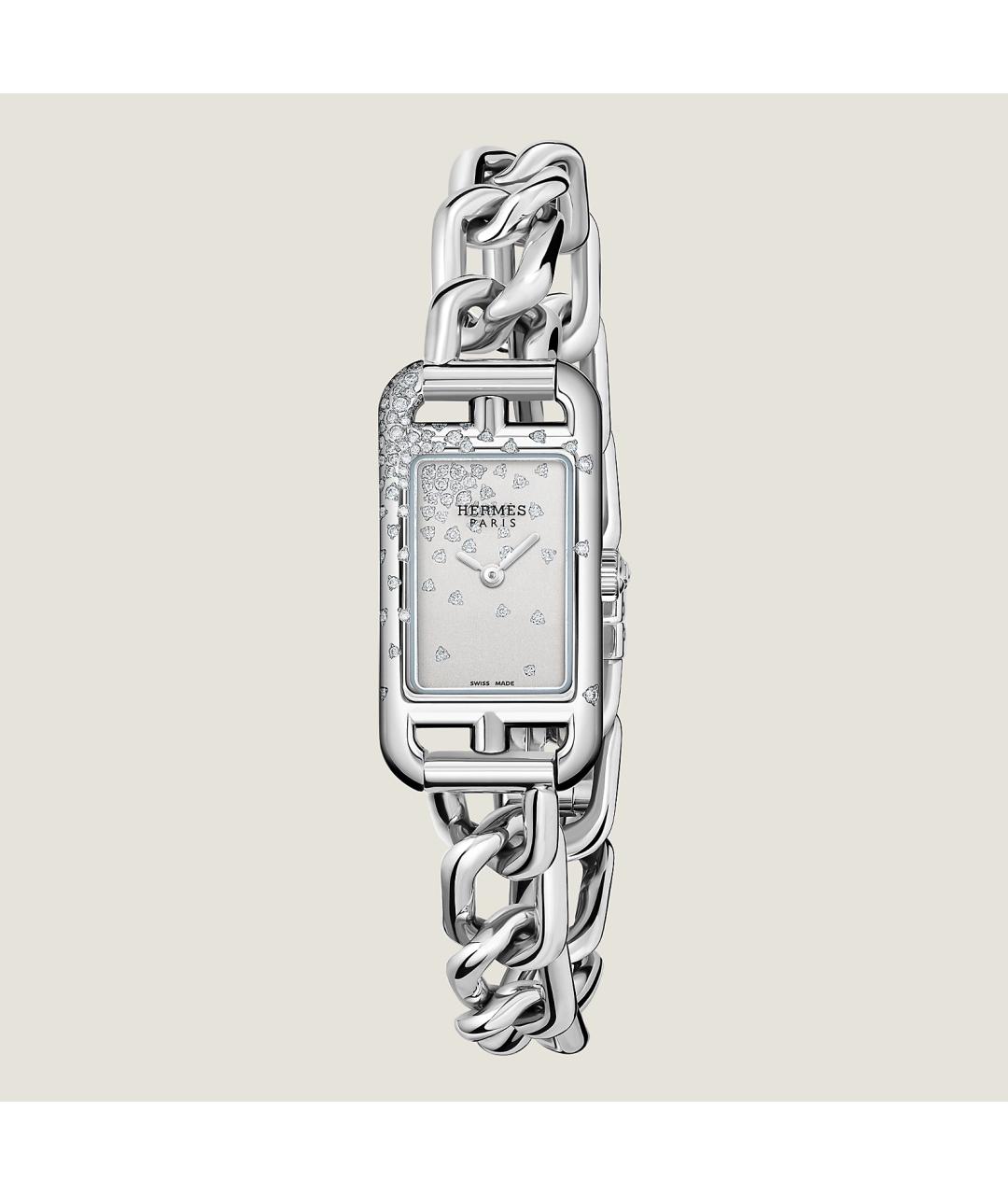 HERMES Серебряные часы, фото 3