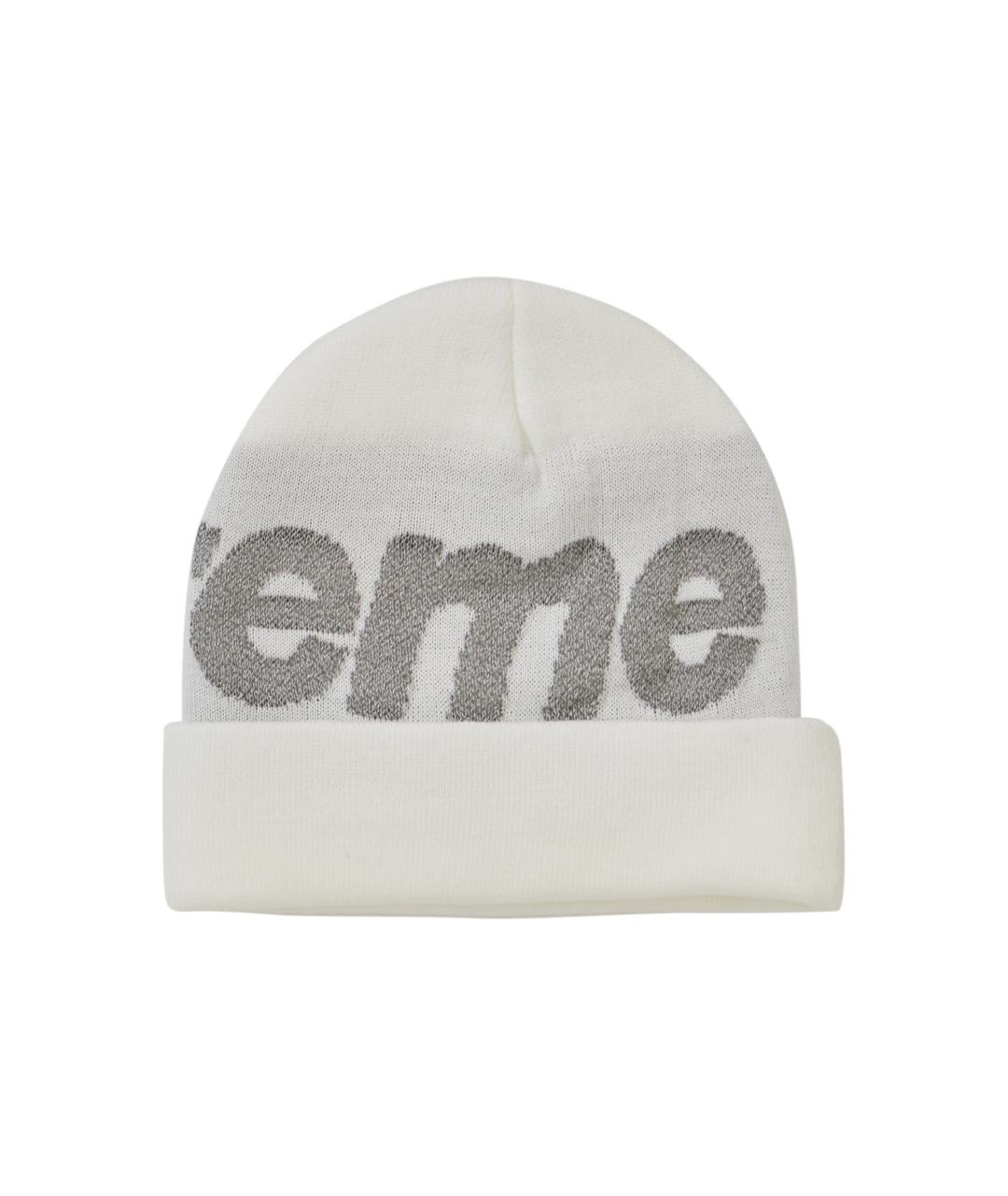 SUPREME Белая шапка, фото 2