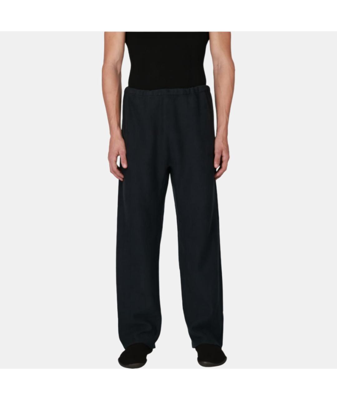 YEEZY Черные прямые брюки, фото 3