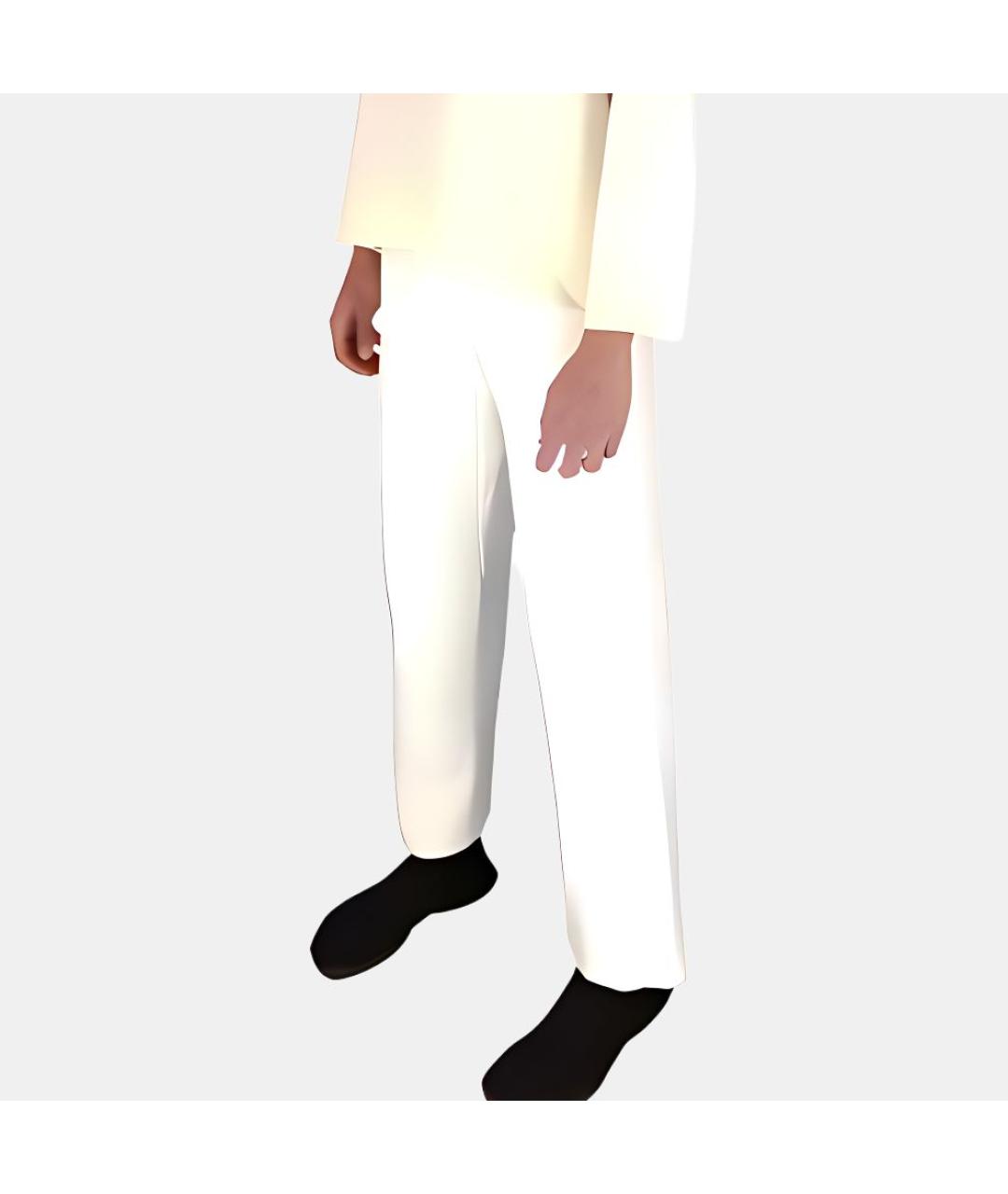 YEEZY Белые повседневные брюки, фото 3