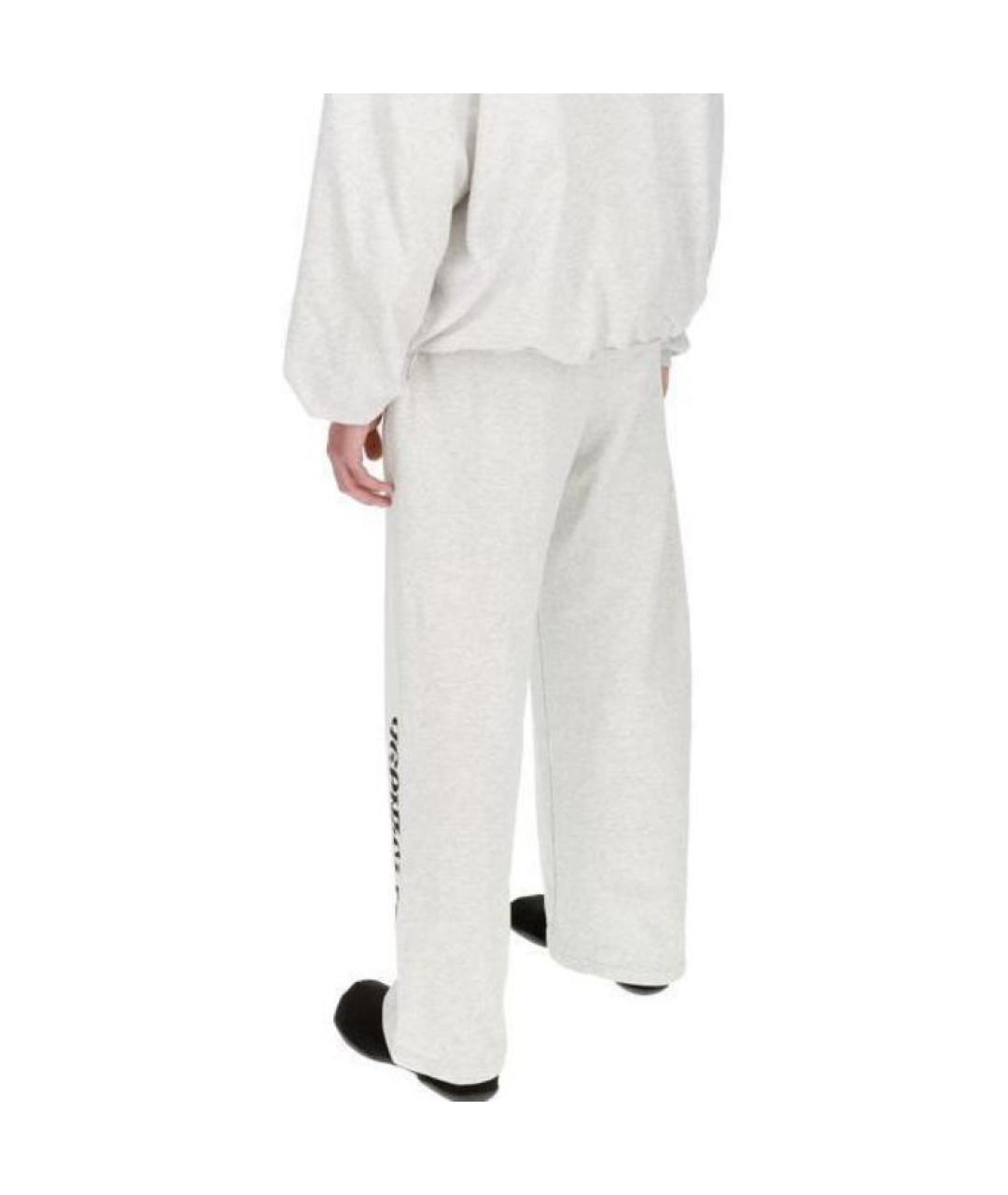 YEEZY Серые прямые брюки, фото 5