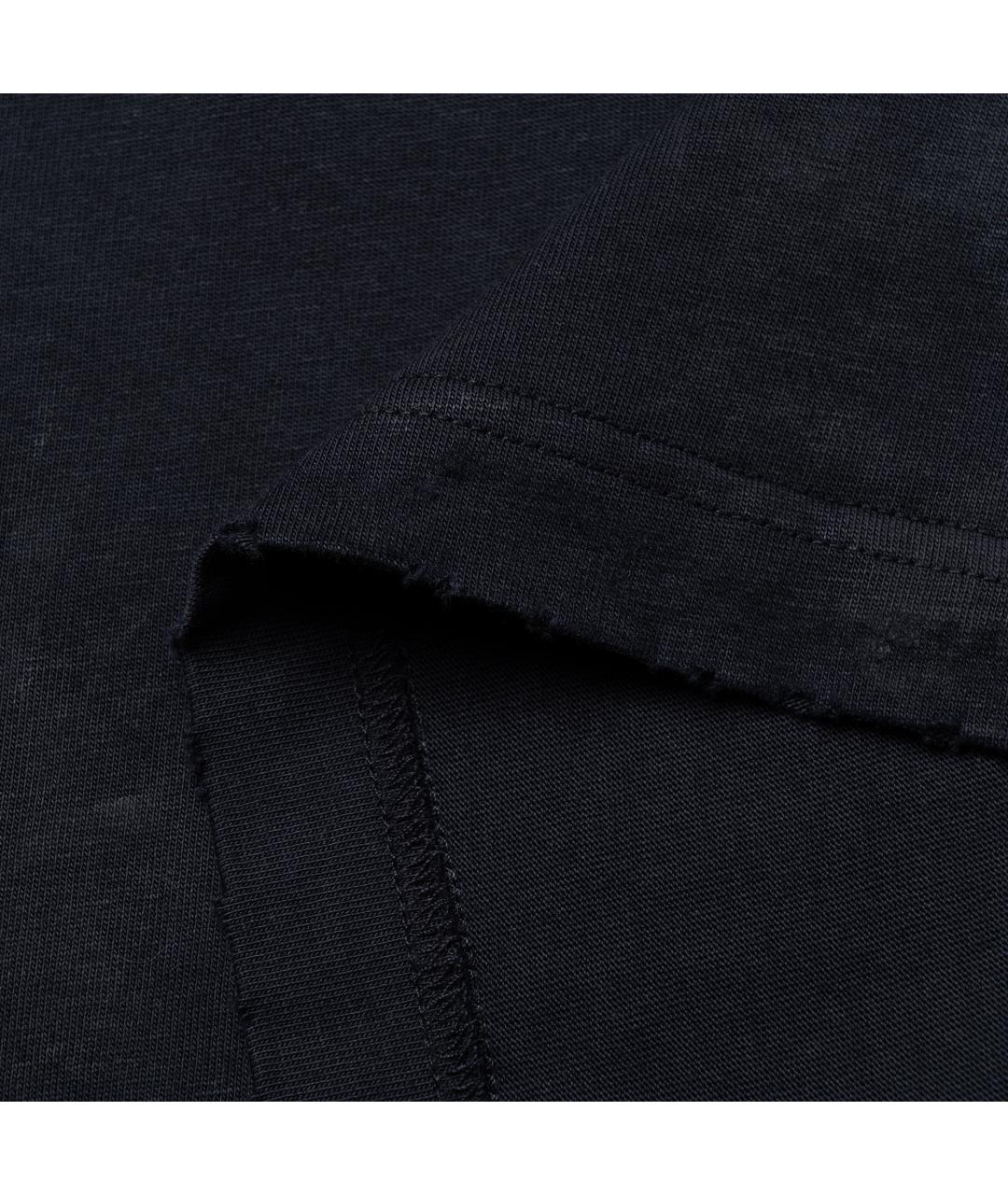 BALENCIAGA Темно-синяя футболка, фото 6