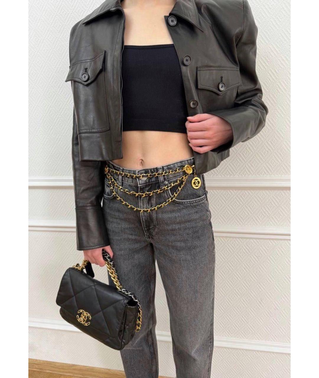 CHANEL Черный ремень, фото 2