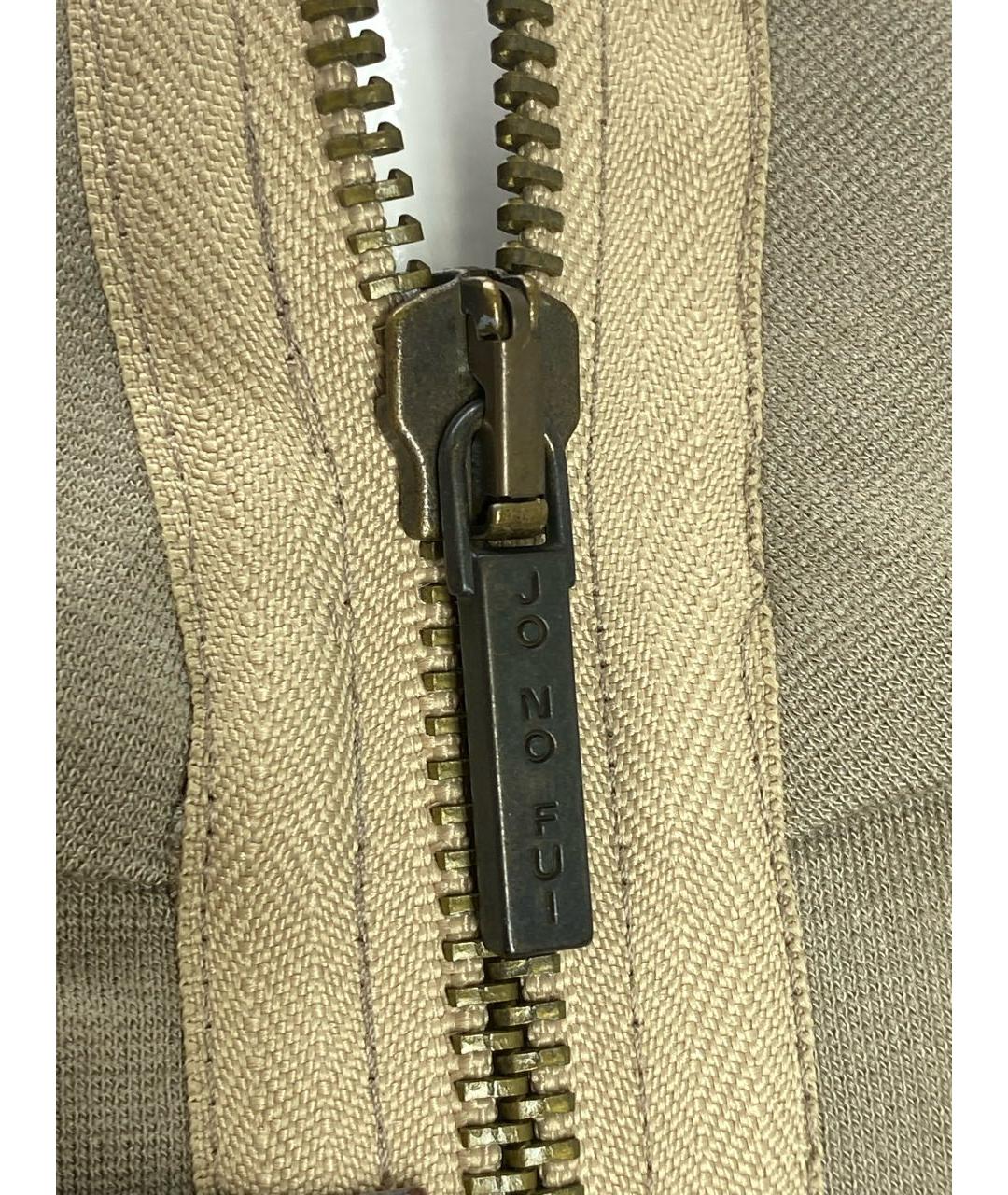 JO NO FUI Бежевое вискозное повседневное платье, фото 4