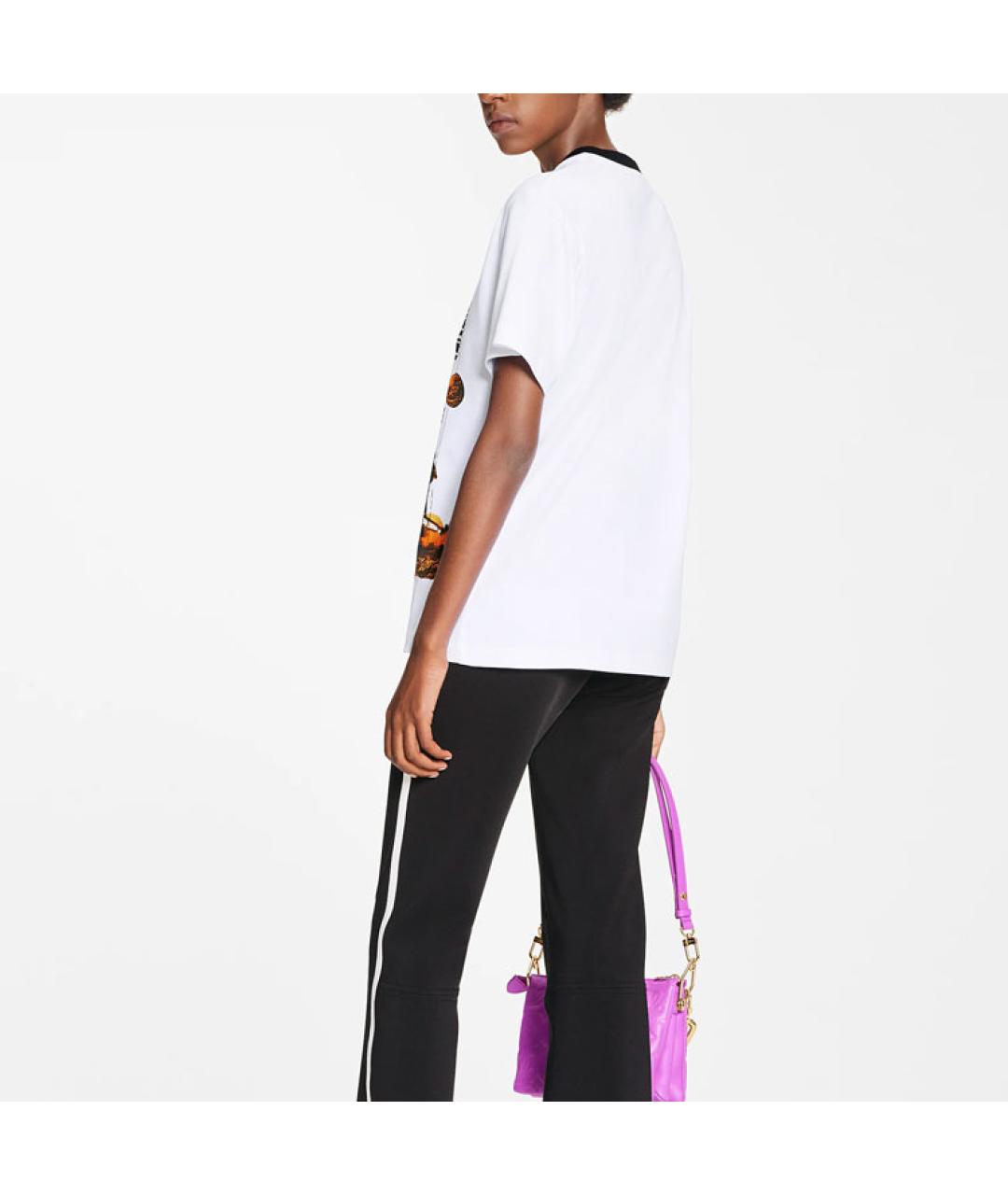 LOUIS VUITTON Белая хлопковая футболка, фото 4