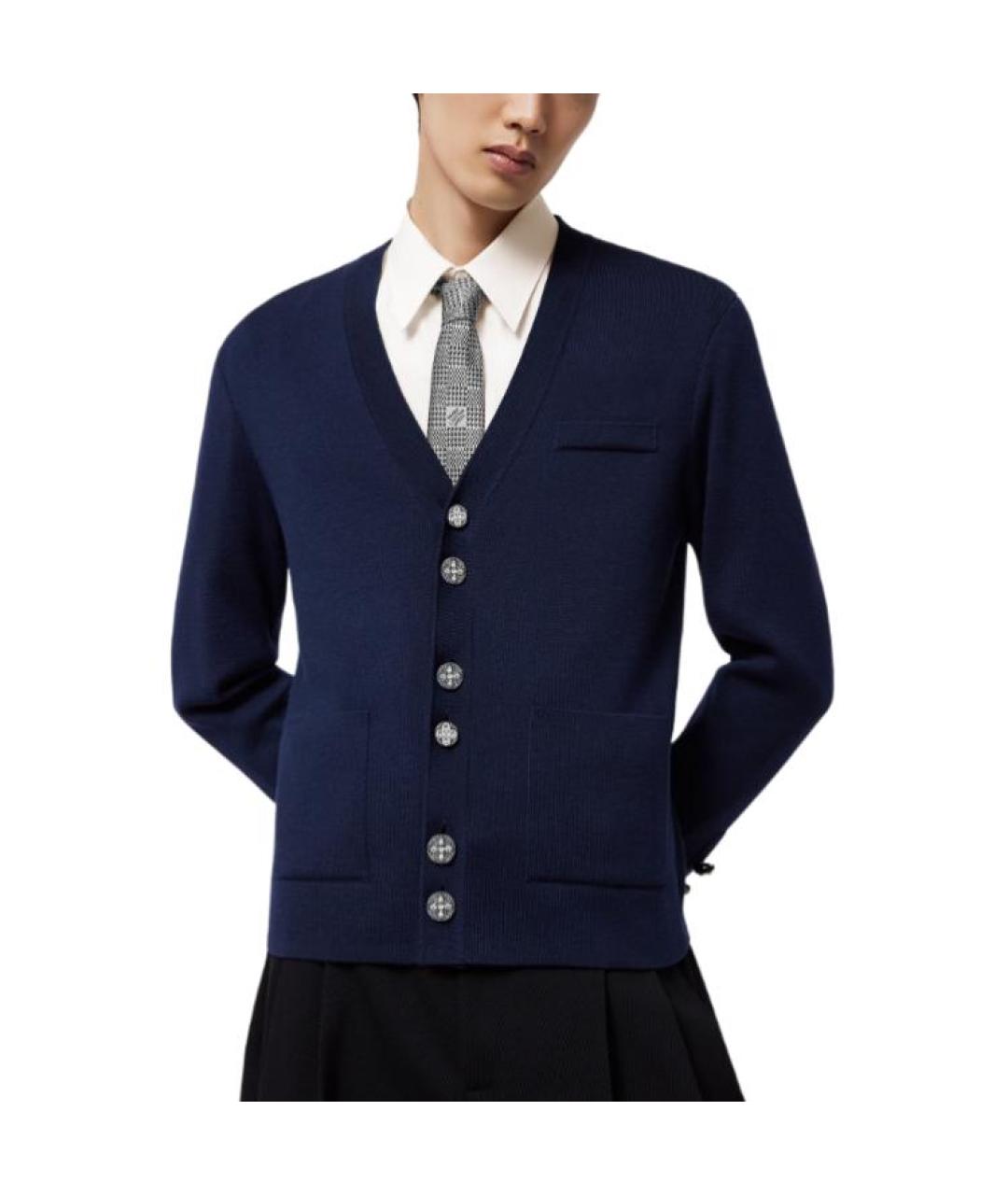 LOUIS VUITTON Темно-синий кардиган, фото 2