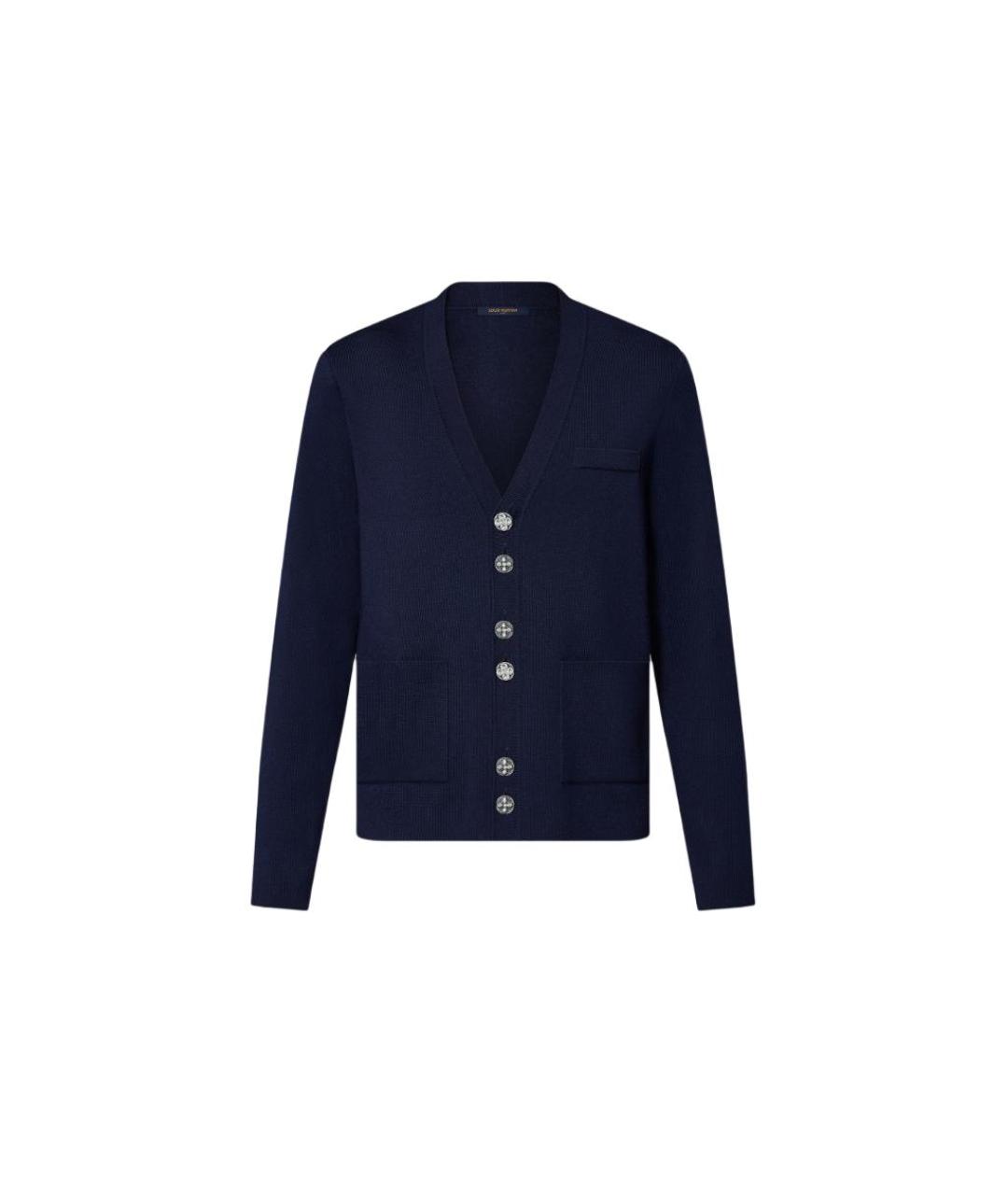 LOUIS VUITTON Темно-синий кардиган, фото 7