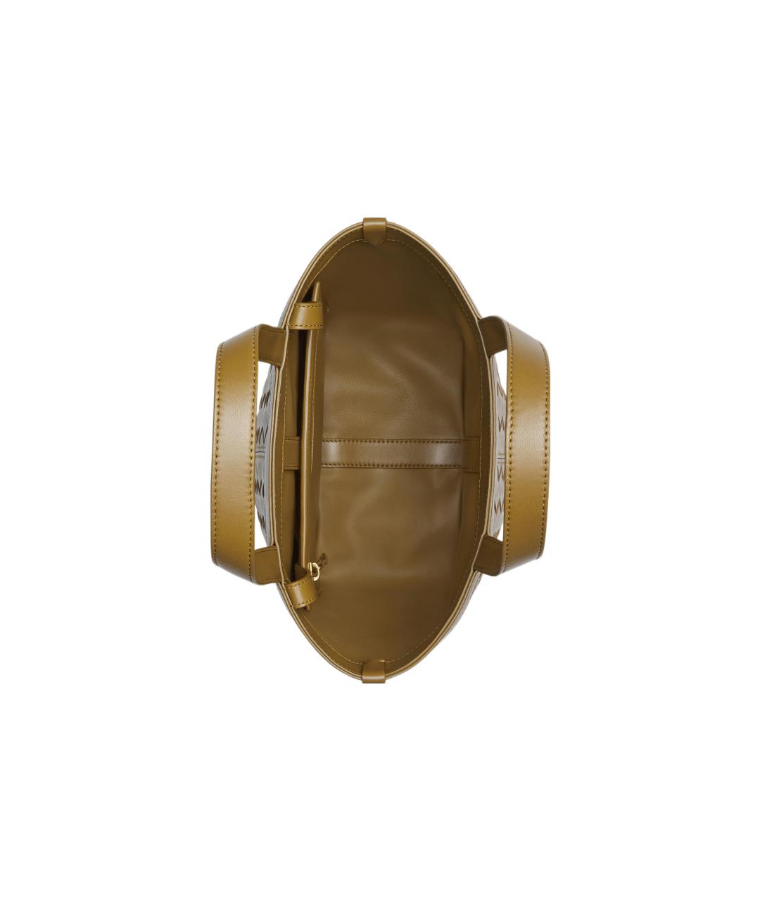 BOTTEGA VENETA Зеленая кожаная сумка через плечо, фото 4