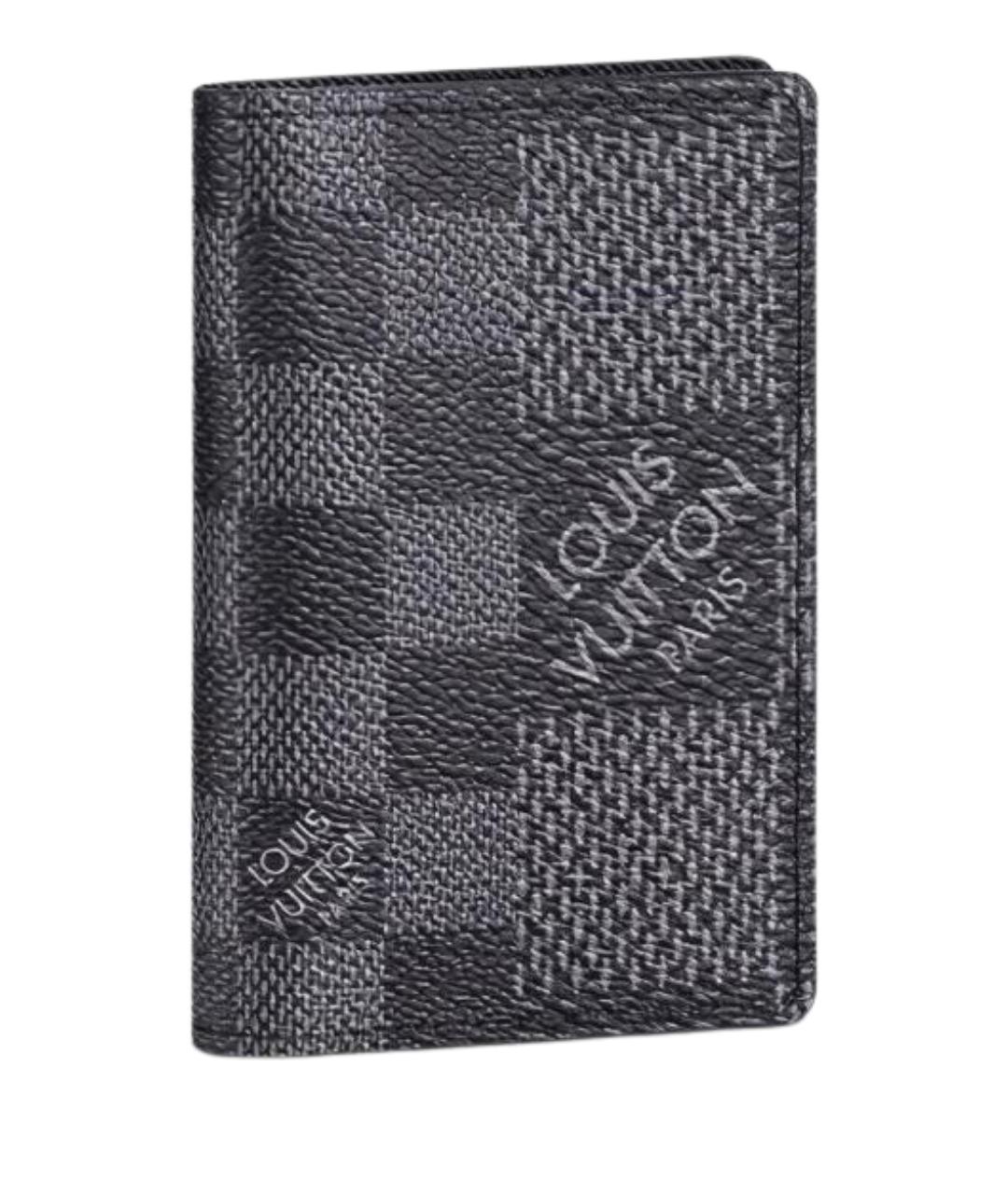 LOUIS VUITTON Антрацитовый кошелек, фото 1