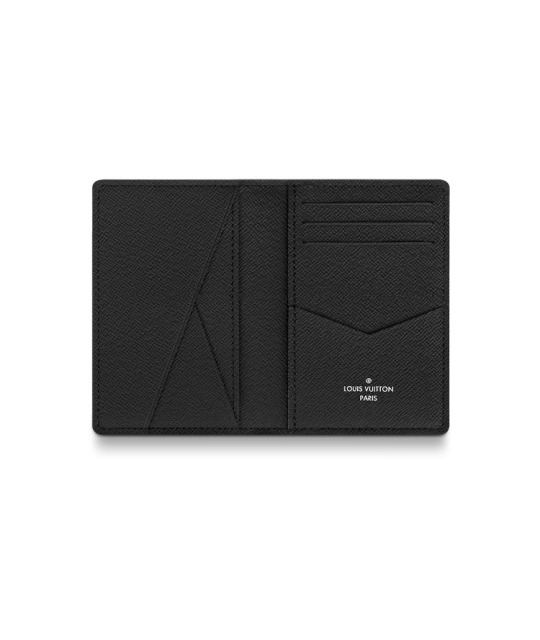 LOUIS VUITTON Антрацитовый кошелек, фото 2