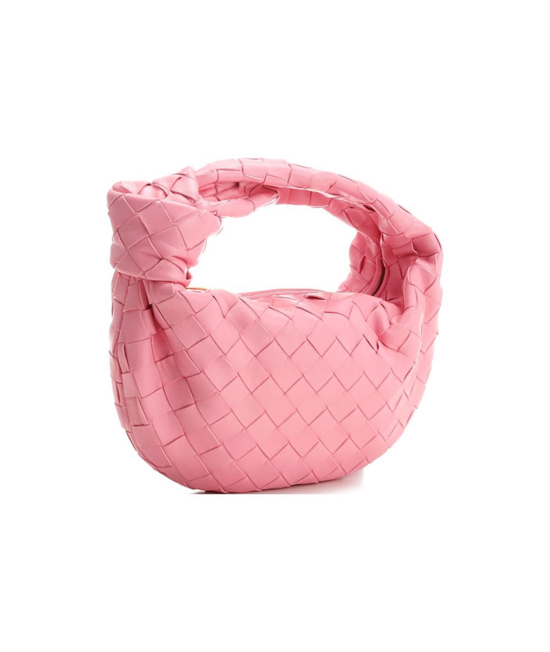 BOTTEGA VENETA Розовая кожаная сумка через плечо, фото 2