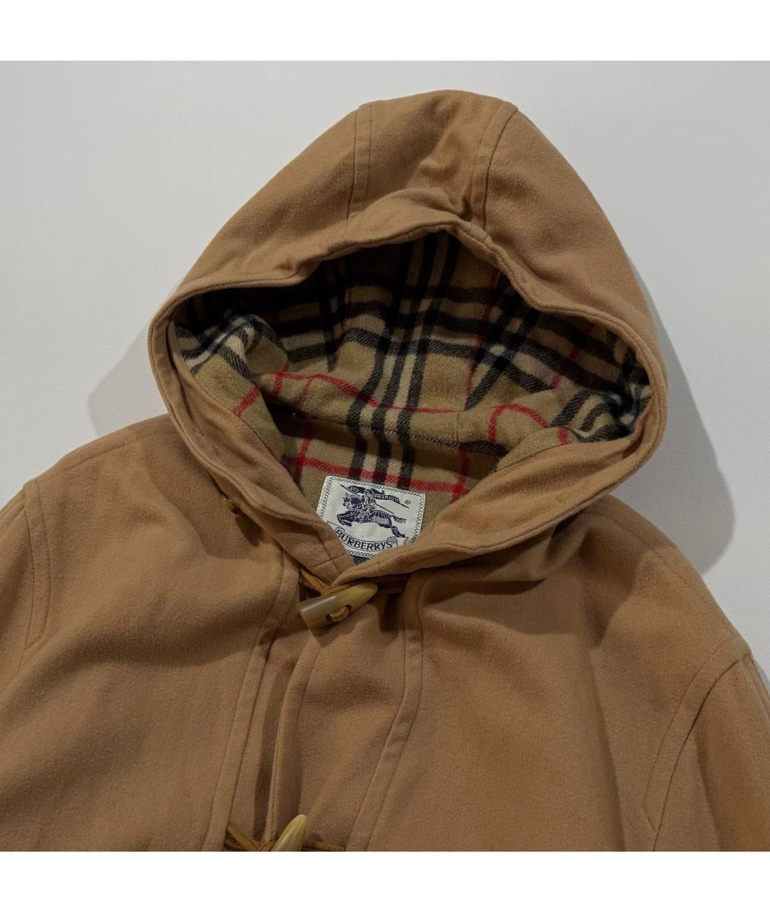 BURBERRY Коричневое шерстяное пальто, фото 3