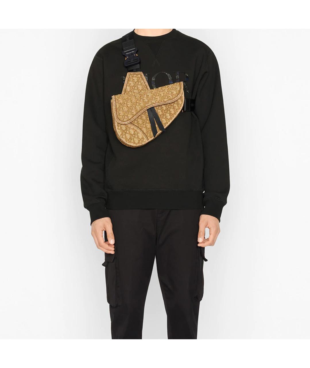 CHRISTIAN DIOR Бежевая сумка на плечо, фото 5