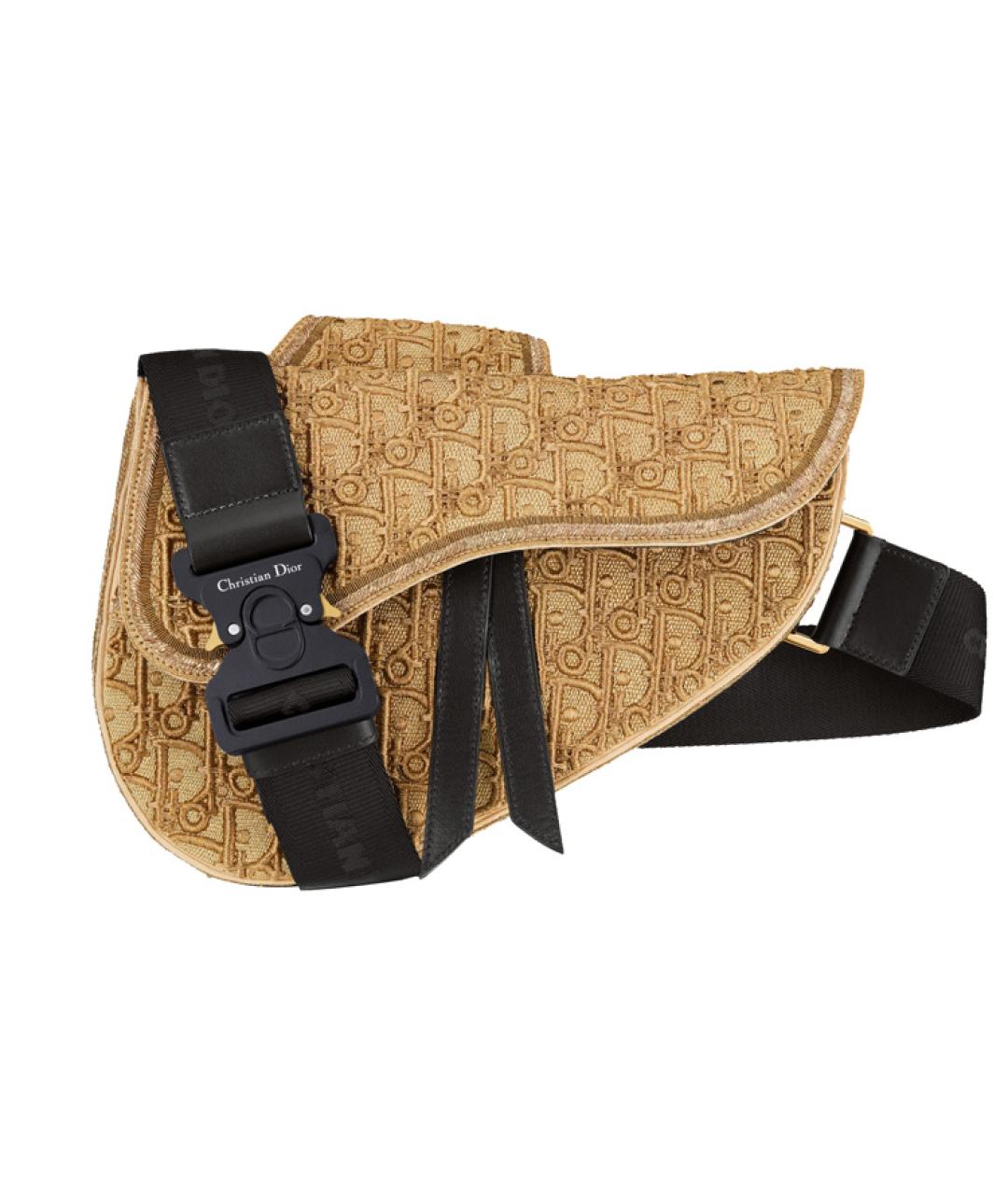 CHRISTIAN DIOR Бежевая сумка на плечо, фото 1