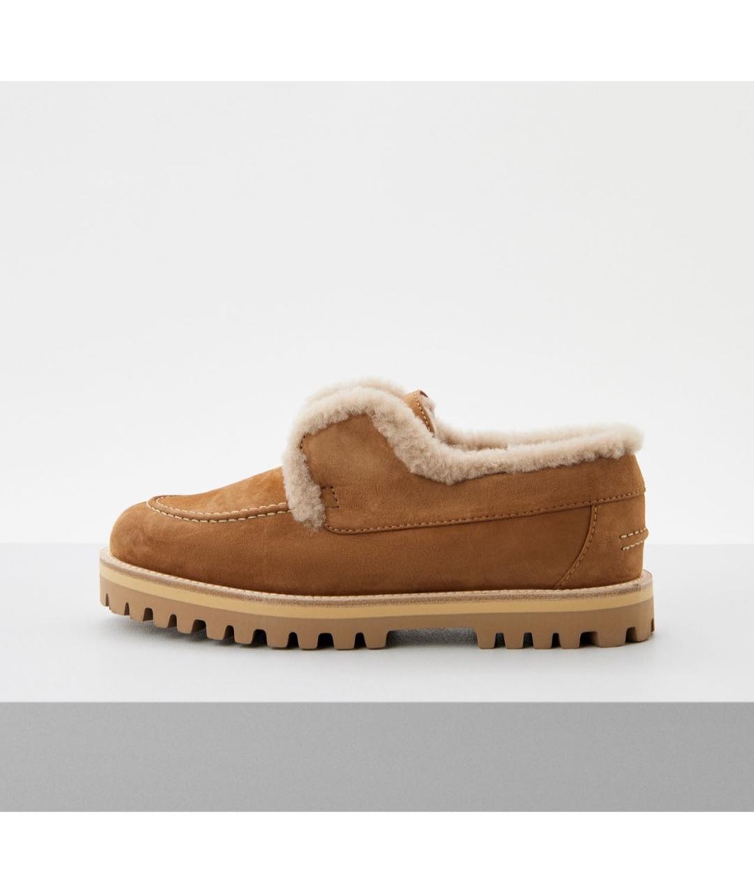 LE SILLA Коричневые замшевые лоферы, фото 7