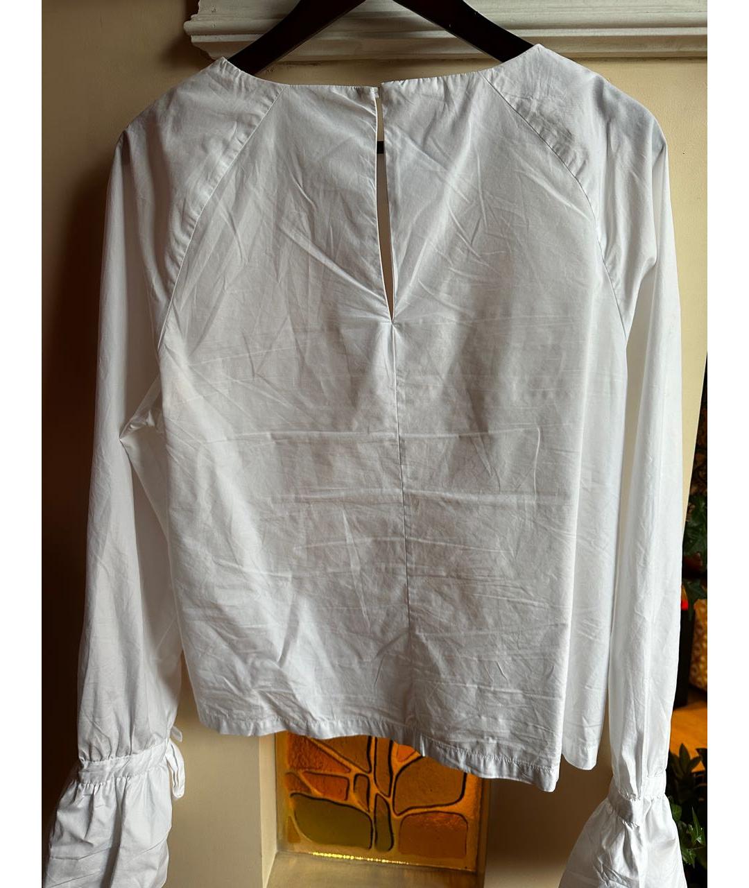 FRAME Белая хлопковая блузы, фото 2