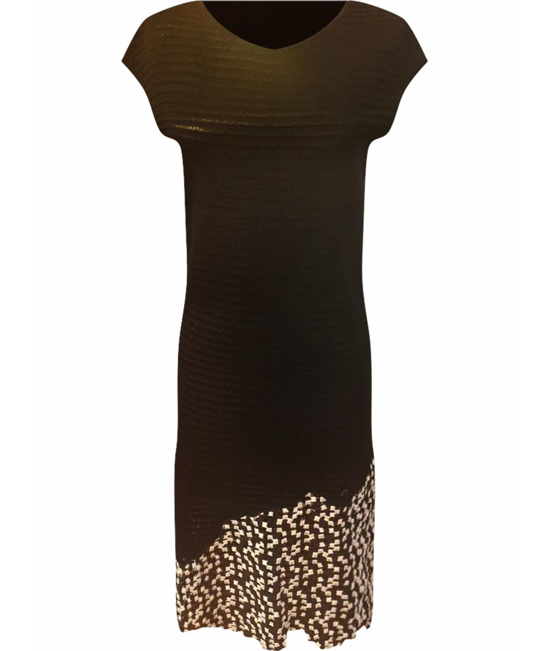 CHANEL Черное хлопковое повседневное платье, фото 1